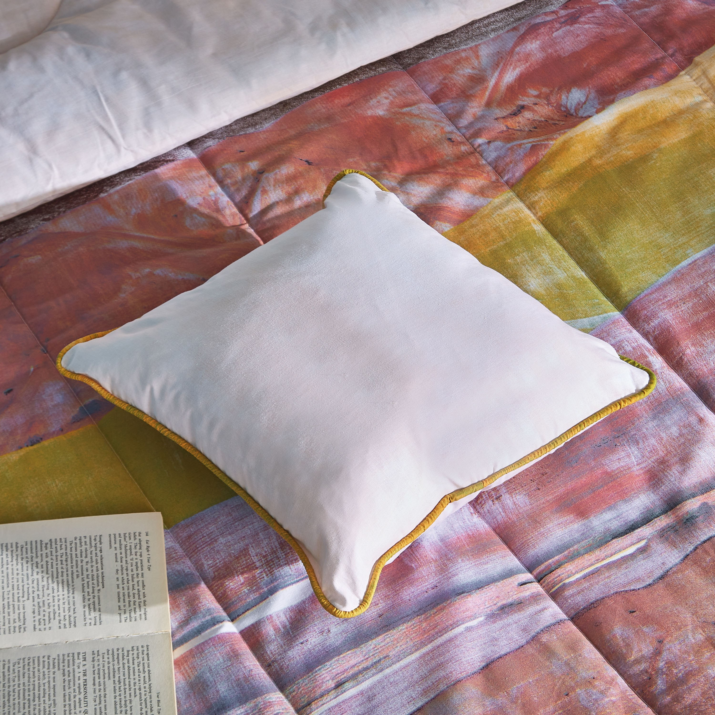 طقم لحاف مزدوج قطن بطبعات 5 قطع من جولدن لاند - 160x220 سم-hbxhomeware-hbxdecorandfurnishings-image-6