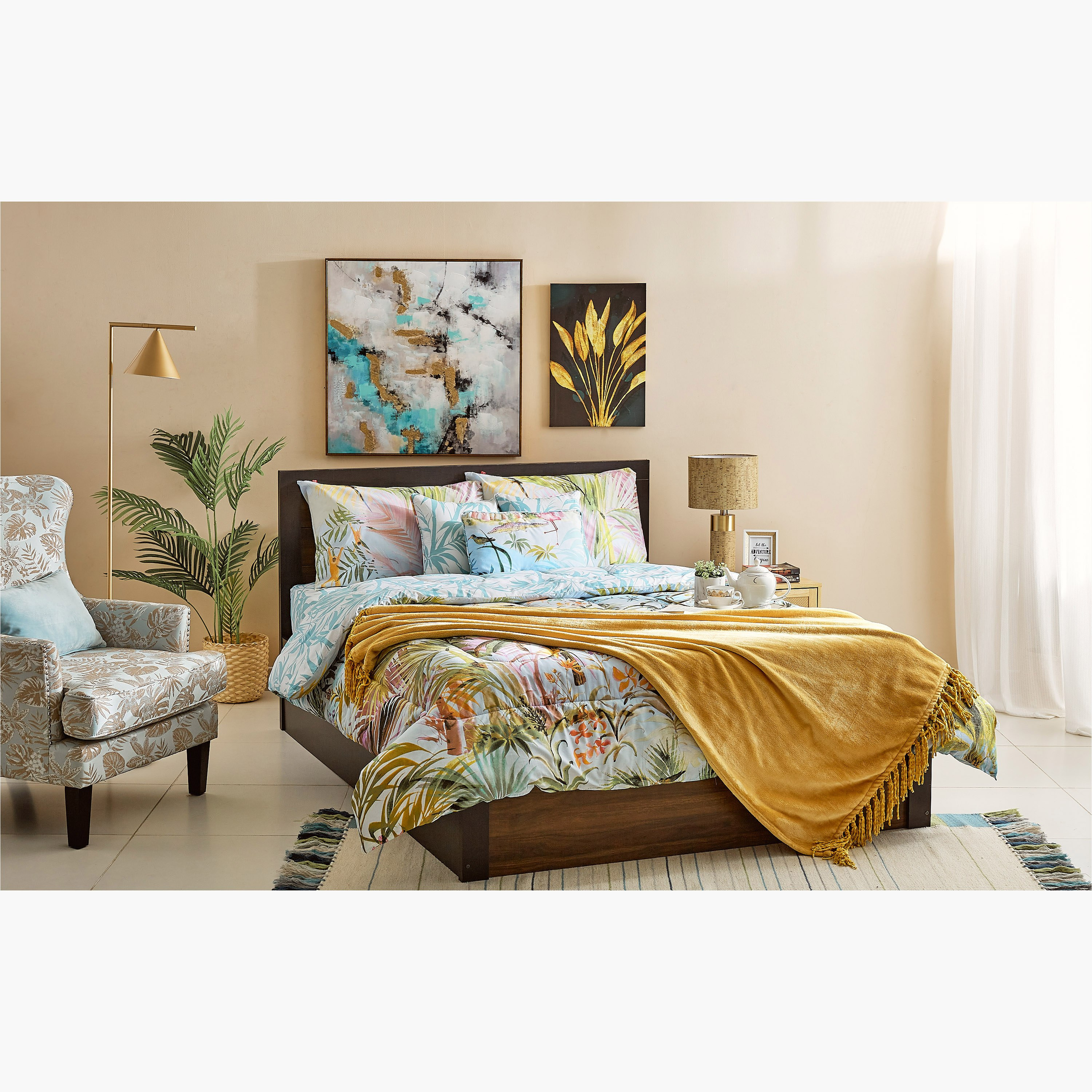 Paradise Los Printed Cotton King 7-Piece BIAB Comforter Set - 220x240 cm-PROMO_HB_AE_B1G1_250925-image-12