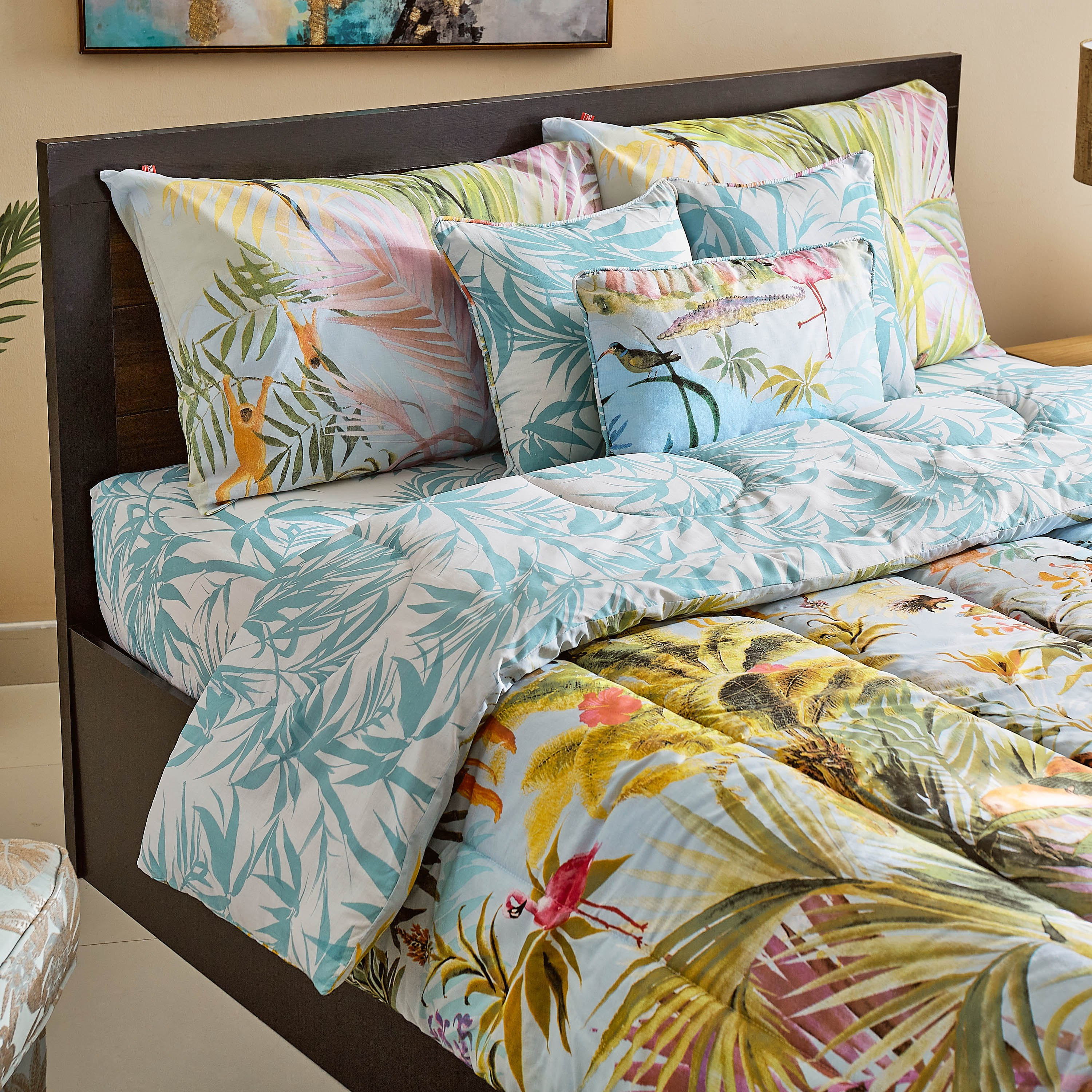 Paradise Los Printed Cotton King 7-Piece BIAB Comforter Set - 220x240 cm-PROMO_HB_AE_B1G1_250925-image-4