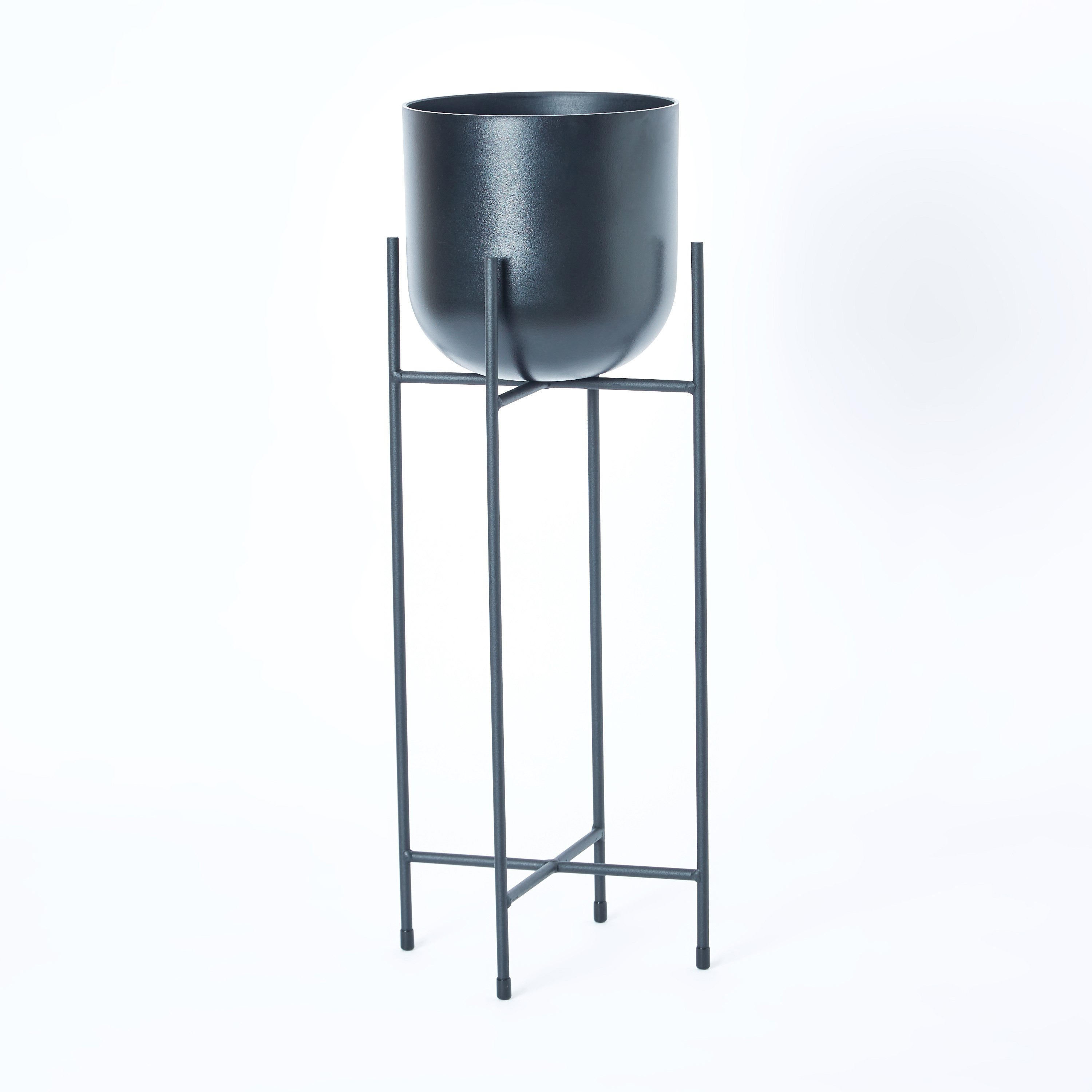 Liam Metal Planter Stand with Pot - 18x18x58 cm-hbxhomeware-hbxdecorandfurnishings-image-5