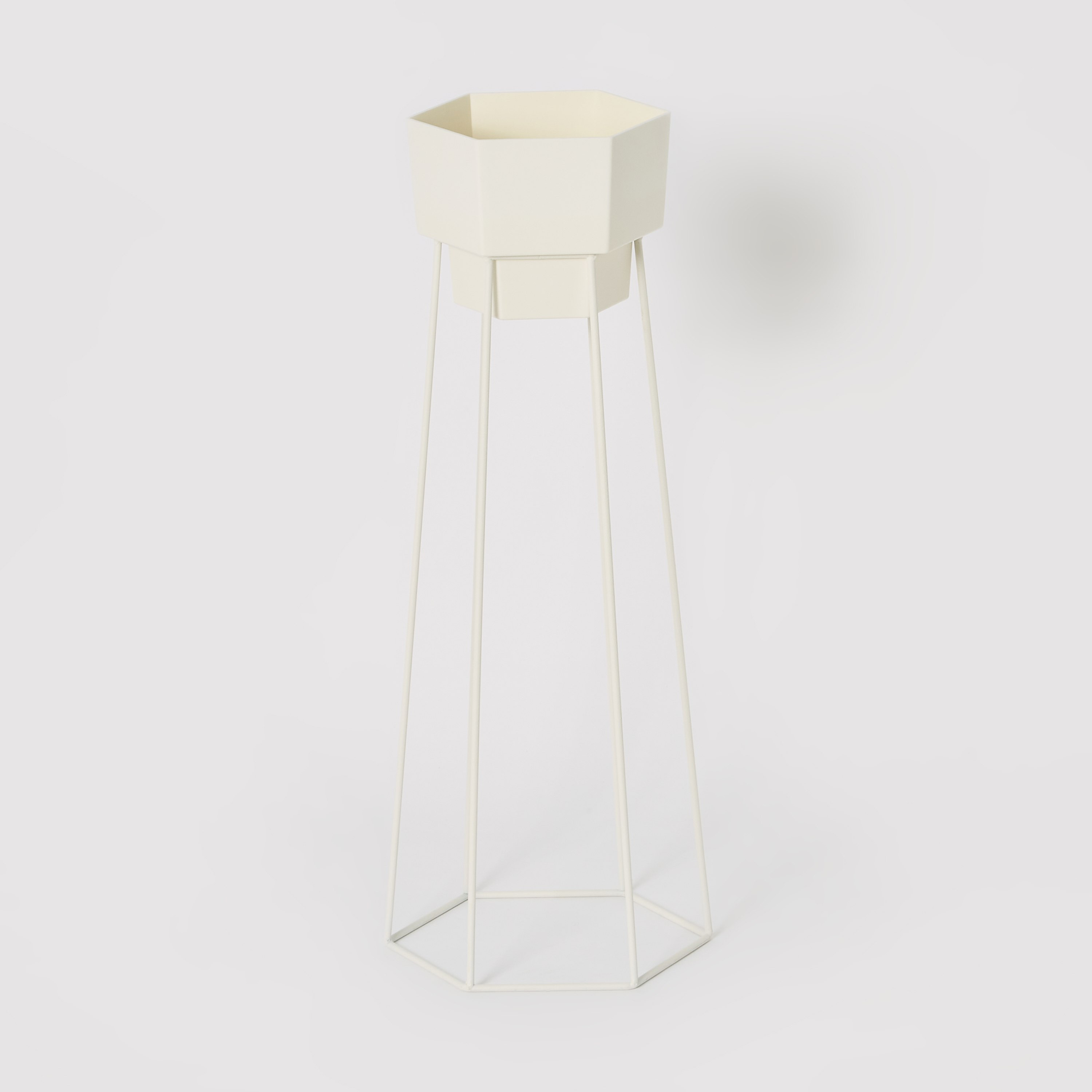 Liam Metal Planter Stand with Pot - 26x22x66 cm-hbxhomeware-hbxdecorandfurnishings-image-5