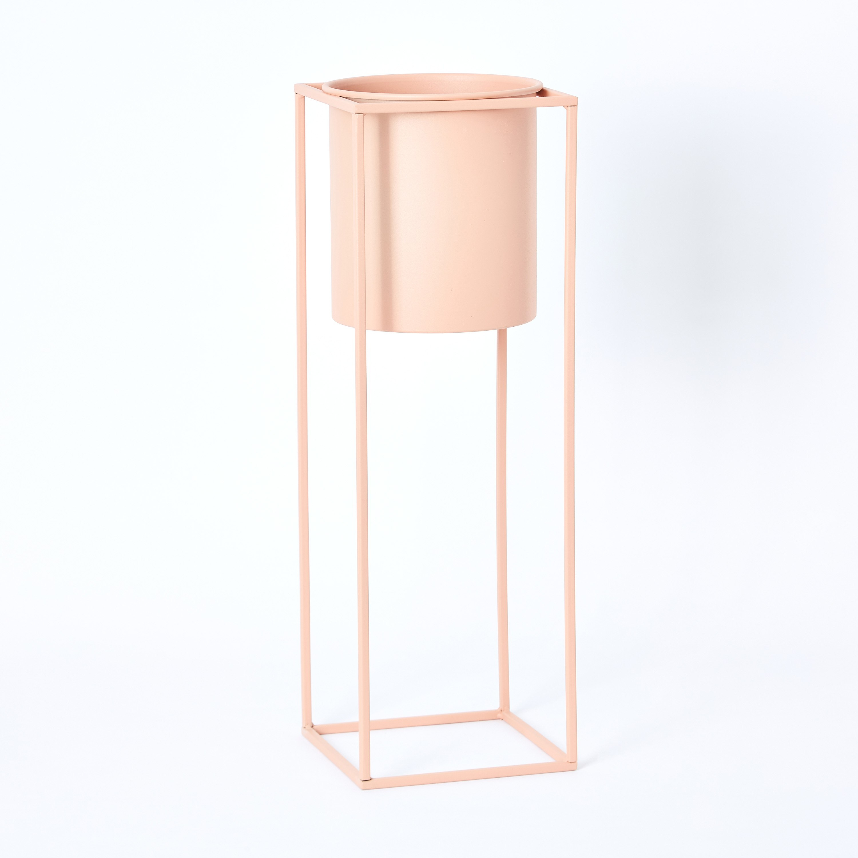 Liam Metal Planter with Electroplated Pot - 20x20x59 cm-hbxhomeware-hbxdecorandfurnishings-image-5