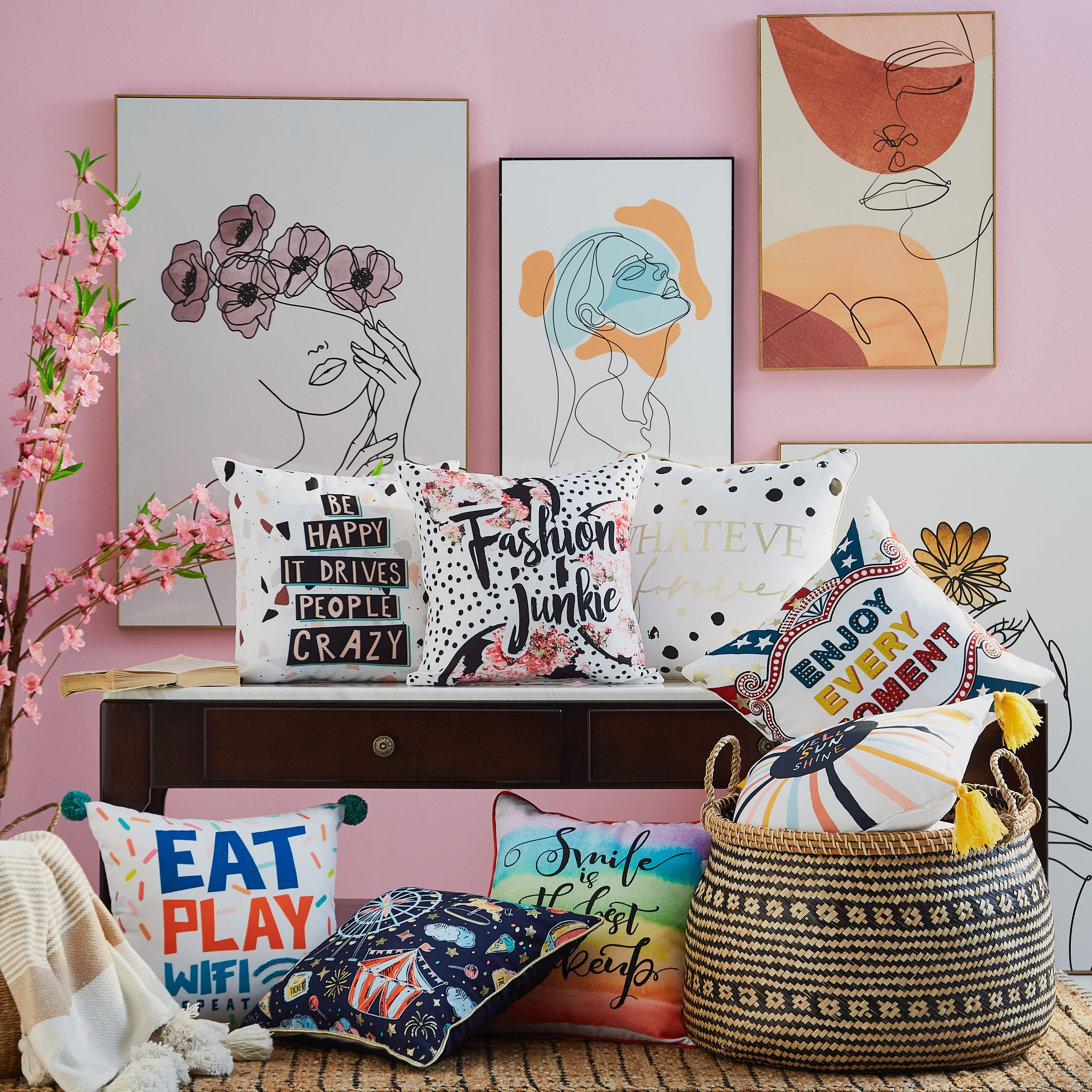 غطاء وسادة بطبعات هالو صن شاين من دالبي - 40x40 سم-hbxhomeware-hbxkidsandyouth-image-5
