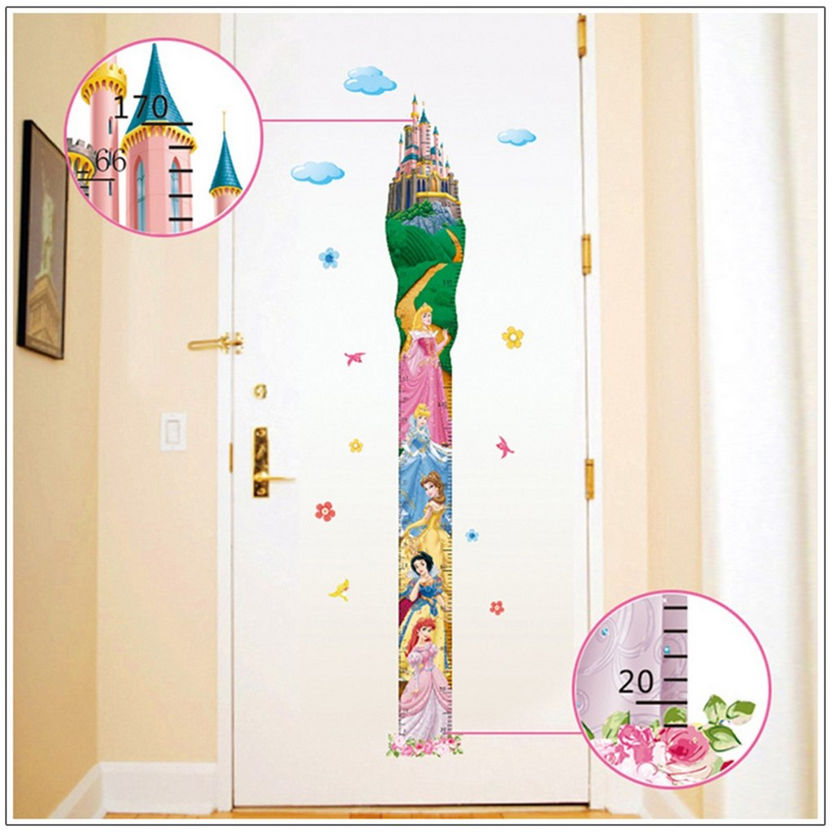 Rarity Princess Height Chart Reusable Stickers - 50x70 cm-Wall Stickers-image-0
