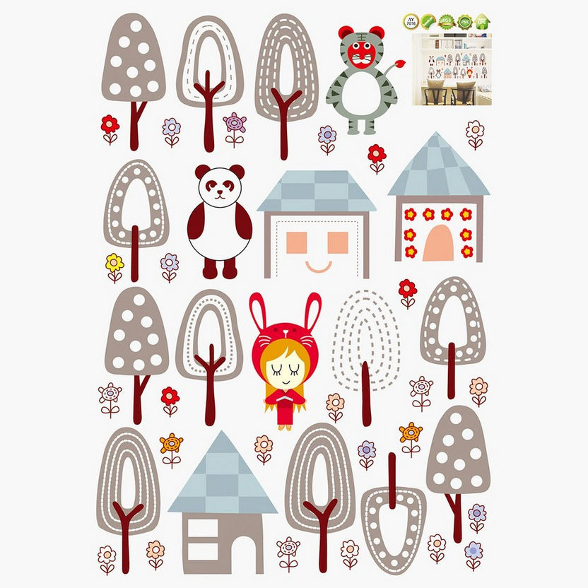 Rarity Mini Trees Reusable Stickers - 50x70 cm-Wall Stickers-image-1