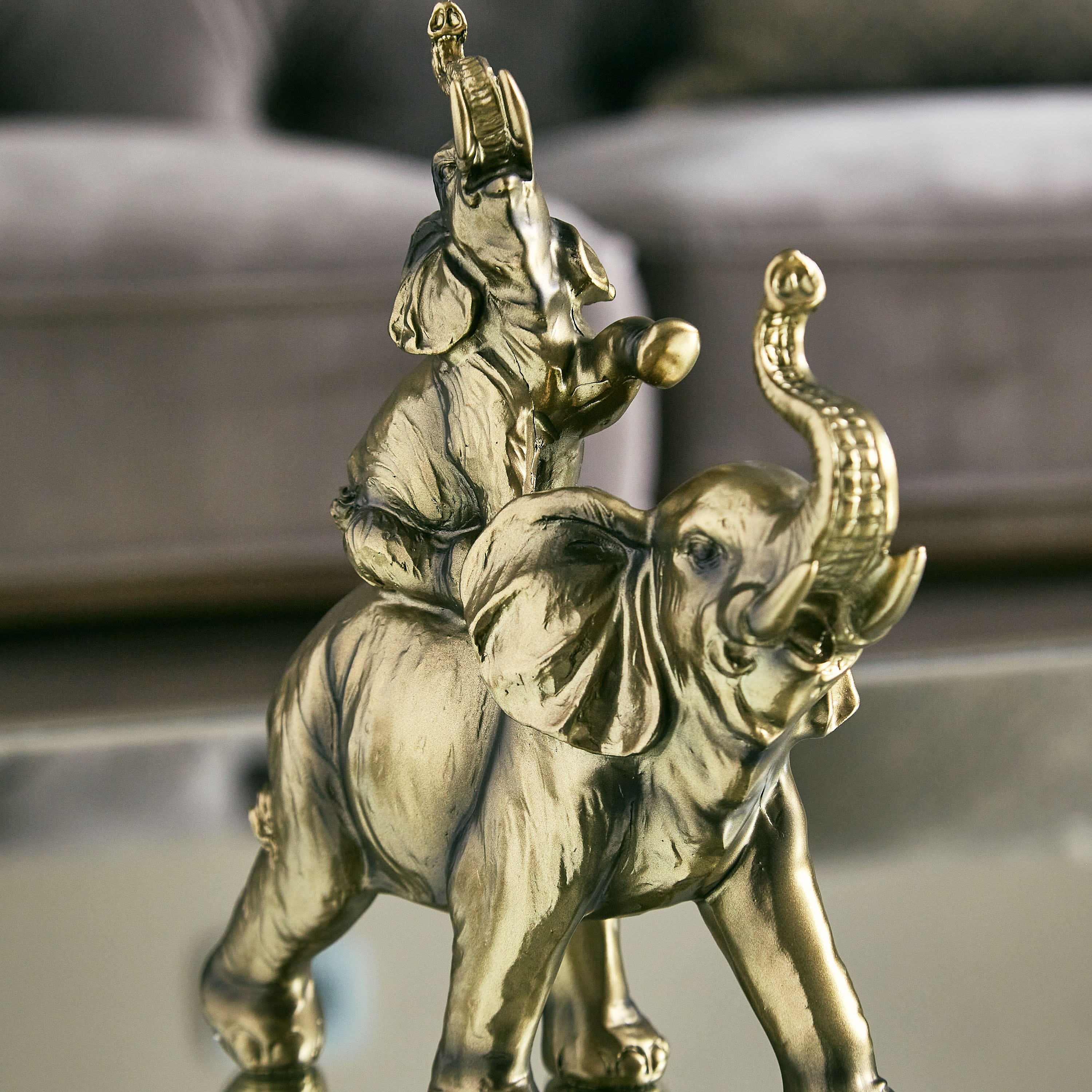 تمثال الفيل الابن ووالده بولي ريزين من ميرايا - 17x7.4x20 سم-hbxhomeware-homedecor-figurinesandornaments-image-3