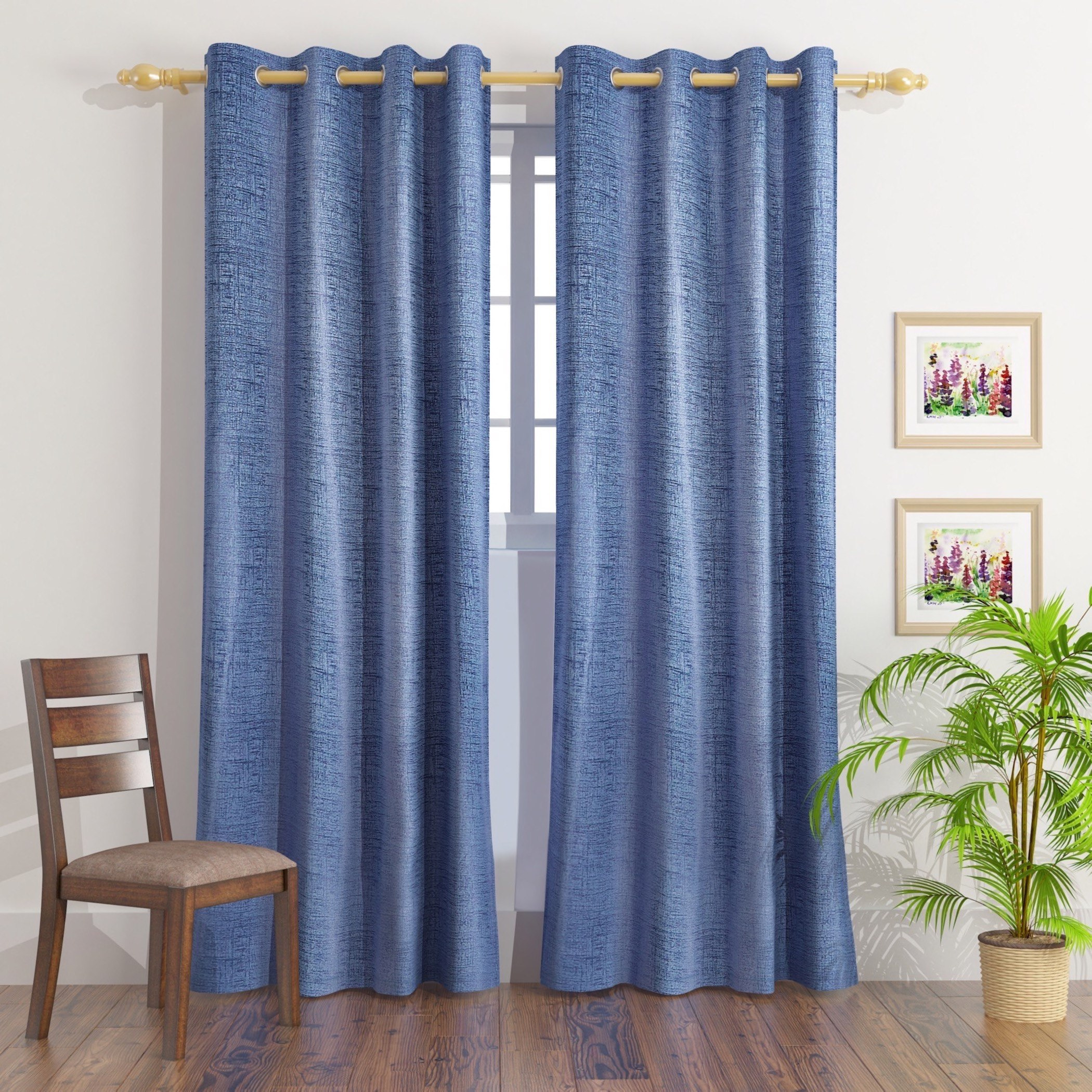 Martha 2-Piece Jacquard Blackout Curtain Set - 140x300 cm-hbxhomeware-hbxdecorandfurnishings-image-1