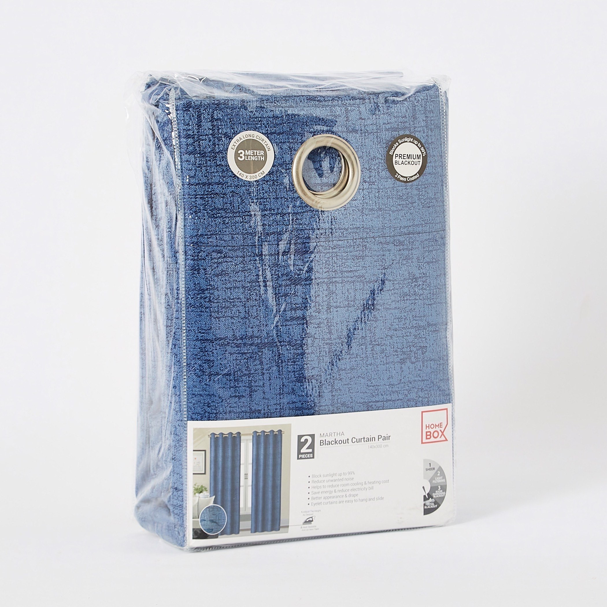 Martha 2-Piece Jacquard Blackout Curtain Set - 140x300 cm-hbxhomeware-hbxdecorandfurnishings-image-4