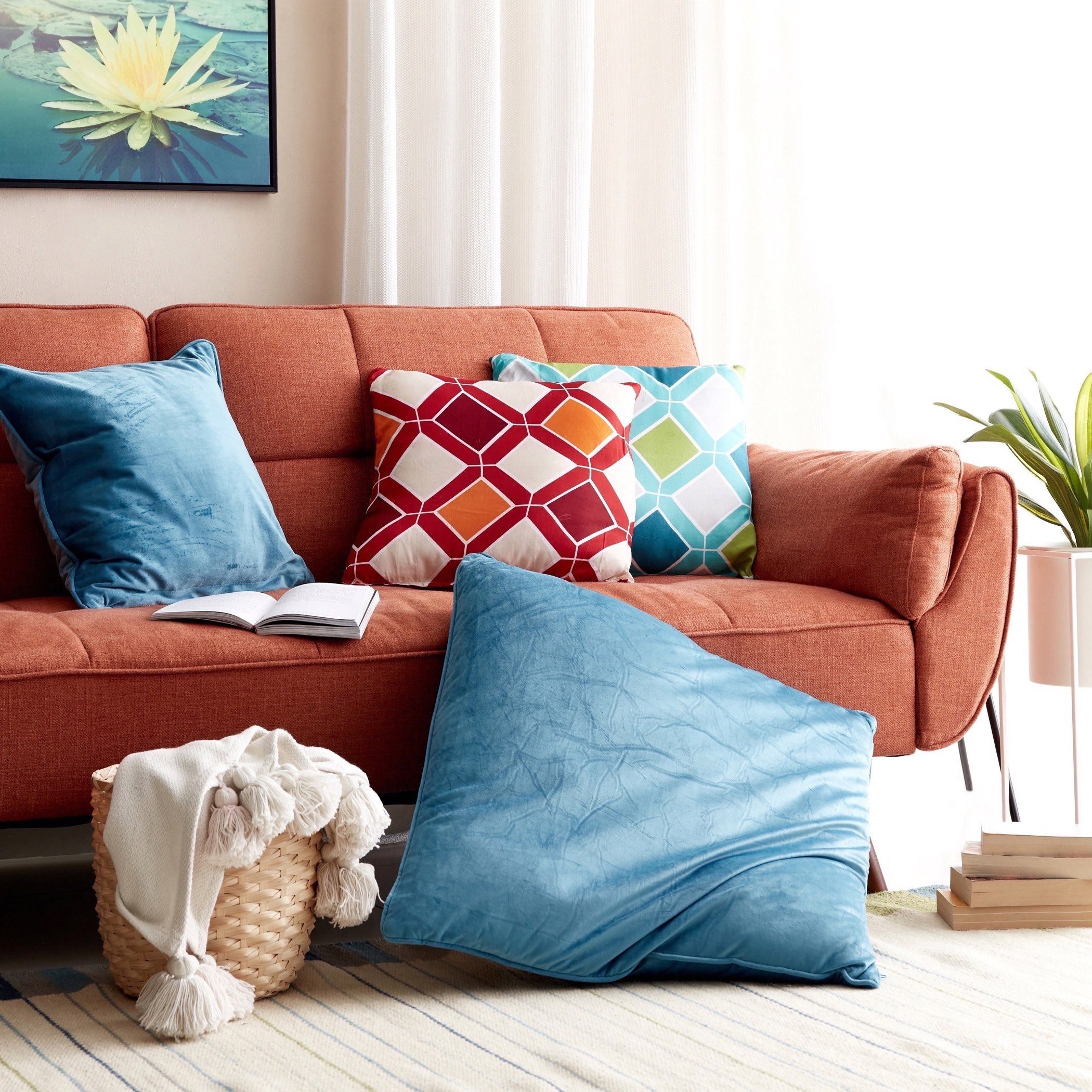 غطاء وسادة مخملي من دوف - 45x45 سم-hbxhomeware-cushionsandcovers-cushioncovers-image-4