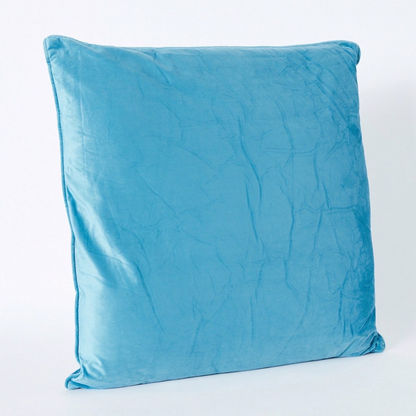 Dove Velvet Filled Cushion - 65x65 cms