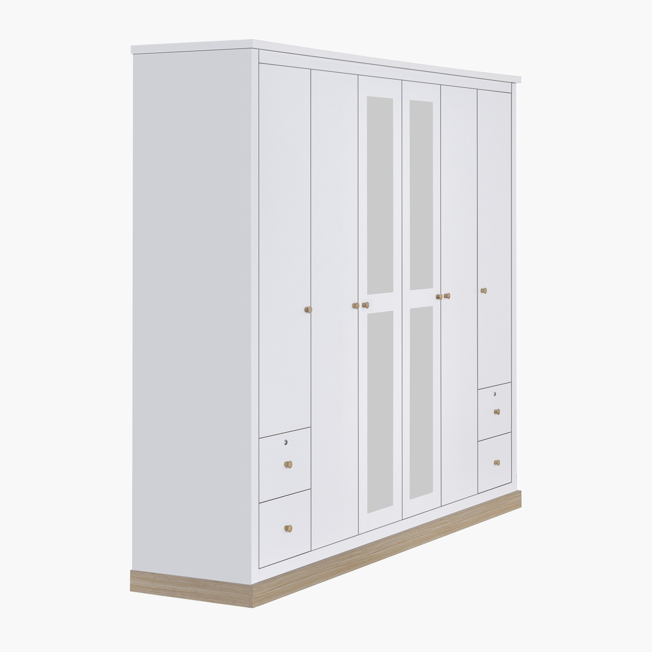 خزانة ملابس بـ6 أبواب ومرآة من سويدن-hbxfurniture-wardrobes-image-3