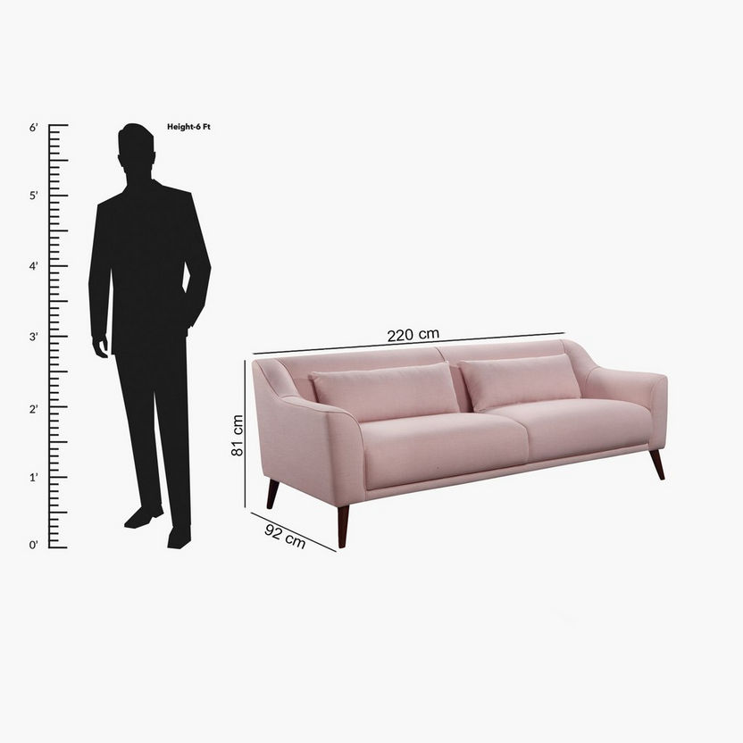 Dawson 3-Seater Sofa with 2 Cushions-Sofas-image-8