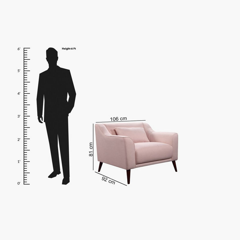 Dawson 1-Seater Sofa with Cushion-Armchairs-image-9