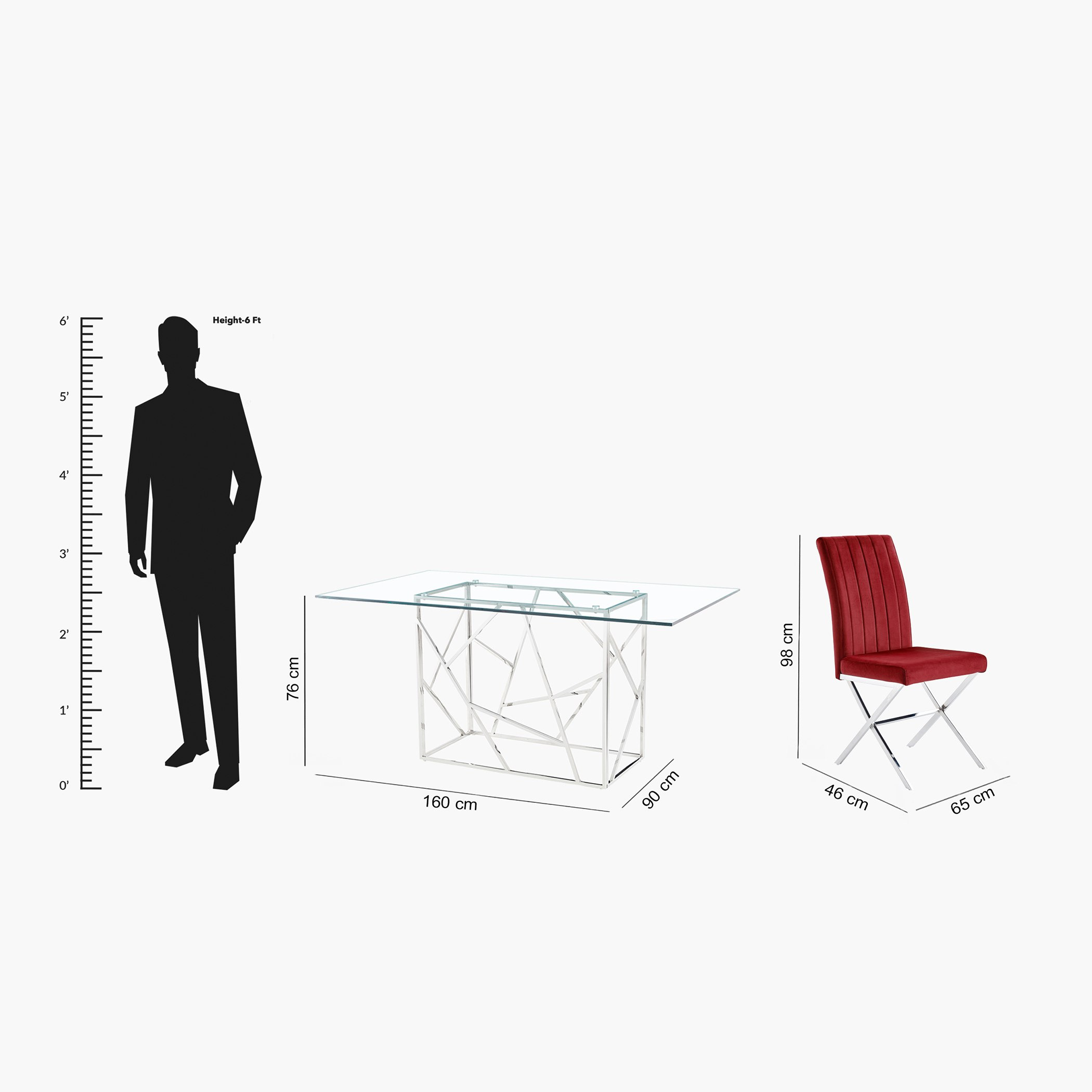 طقم سفرة 6 مقاعد من كواندرو-hbxfurniture-diningtablesandsets-diningsets-sixseater-image-9