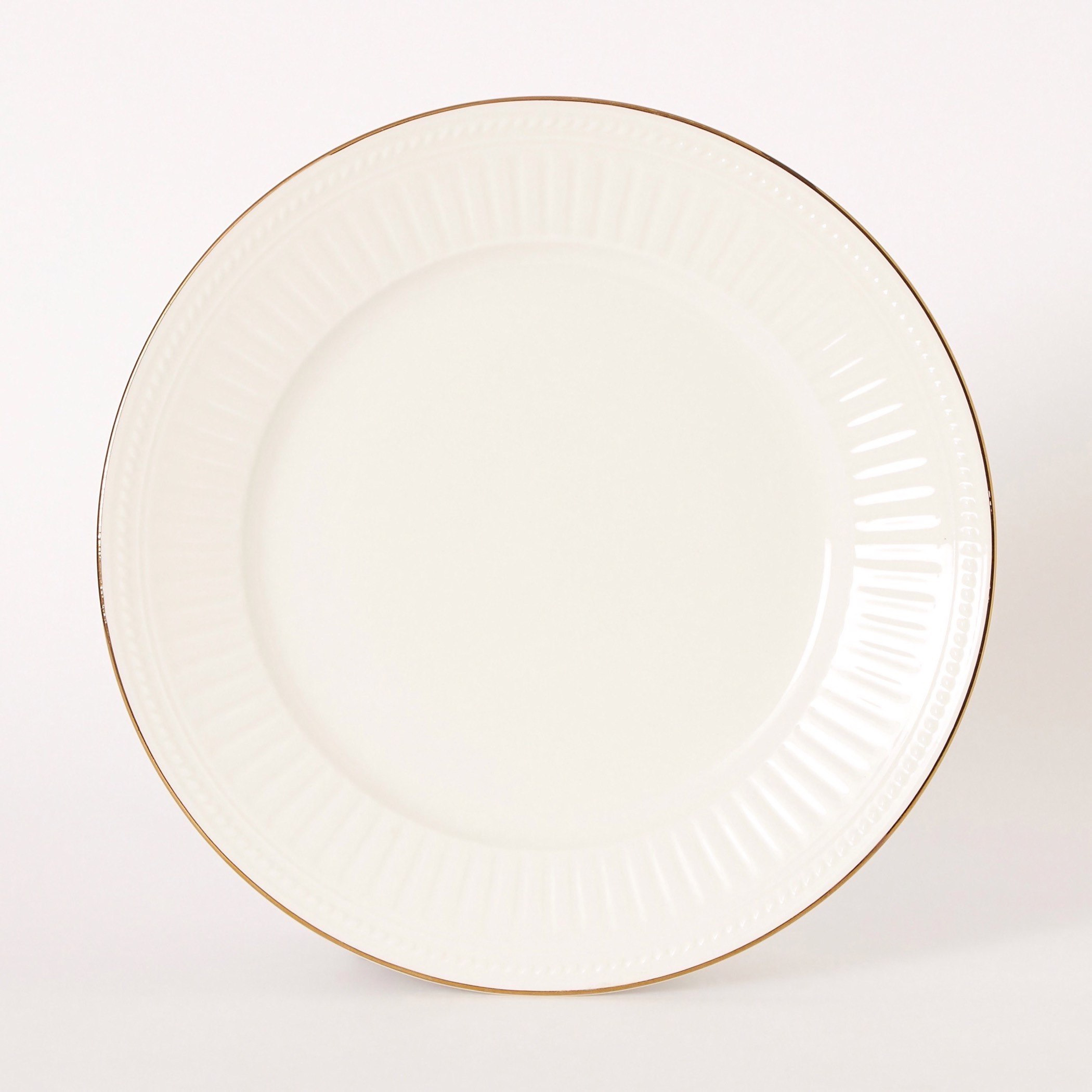 صحن عشاء منقوش بخط ذهبي - 27 سم-hbxdecorandfurnishings-tabletop-crockery-image-5