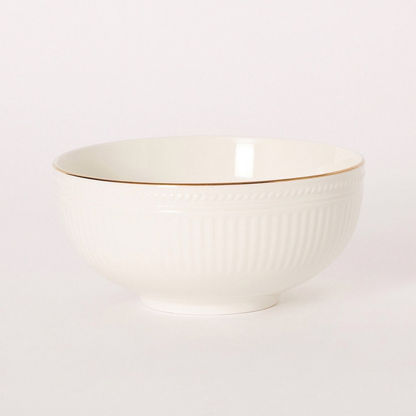 Embossed Gold Line Bowl - 16 cm