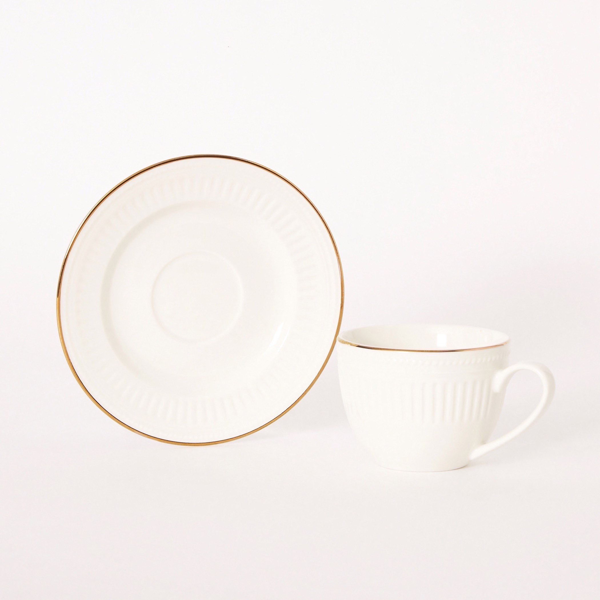 طقم كوب وصحن خط ذهبي منقوش-hbxhomeware-diningandtabletop-coffeeandteasets-image-5