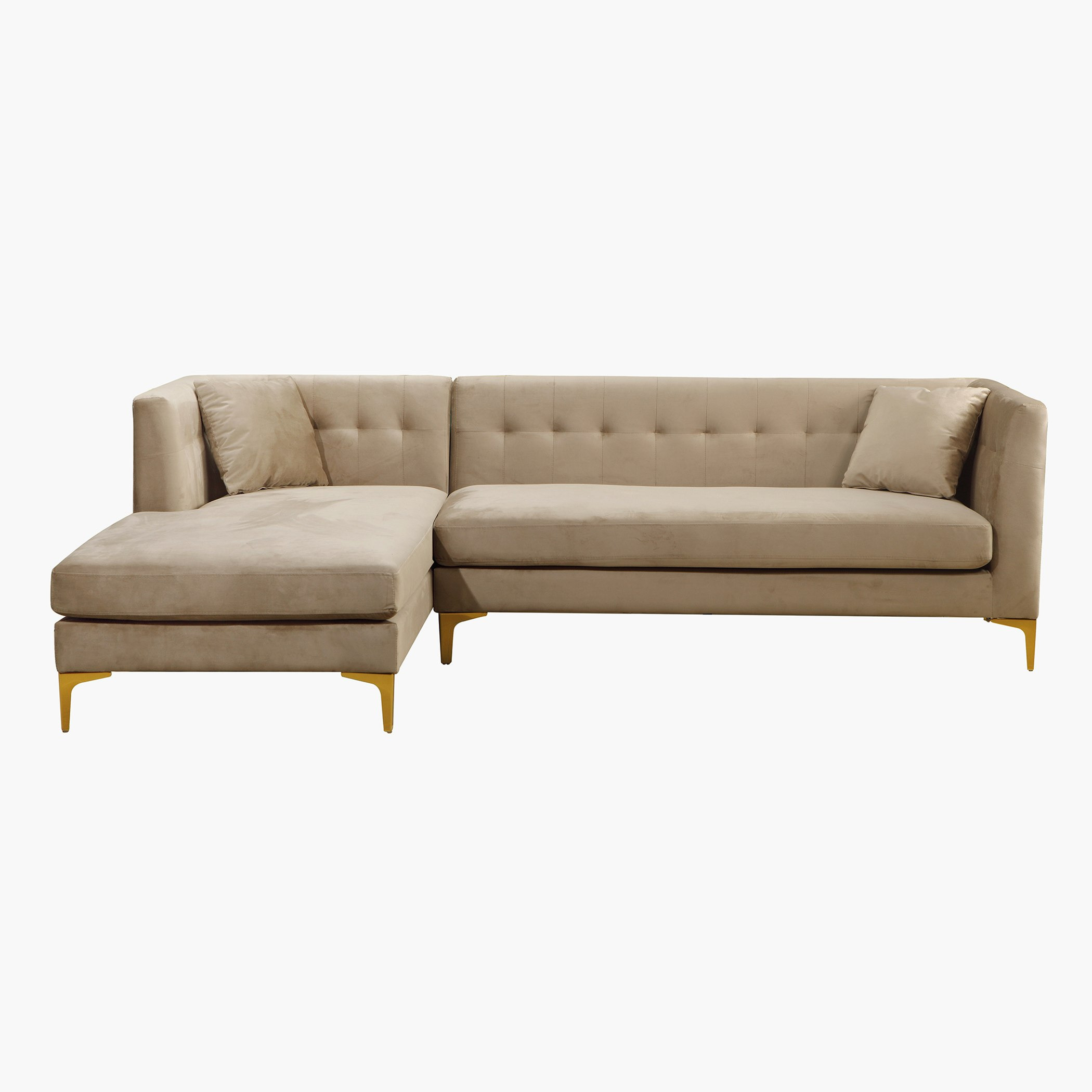 كنبة ركنية مخملية بمواجهة يسرى مع وسادتين من بليز-hbxlivingroom-sofasandarmchairs-sofas-image-2