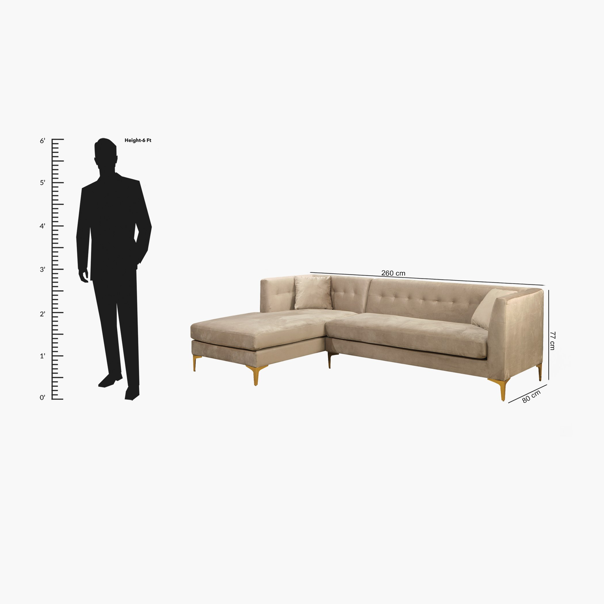 كنبة ركنية مخملية بمواجهة يسرى مع وسادتين من بليز-hbxlivingroom-sofasandarmchairs-sofas-image-7