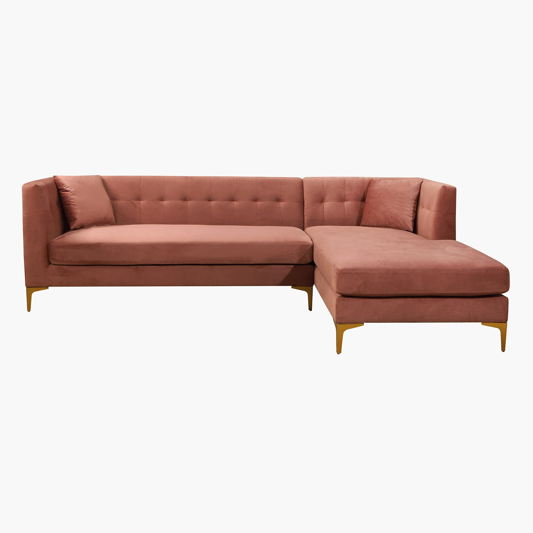 Blaise 5-Seater Right Corner Velvet Sofa with 2 Cushions-hbxlivingroom-sofasandarmchairs-sofas-image-2