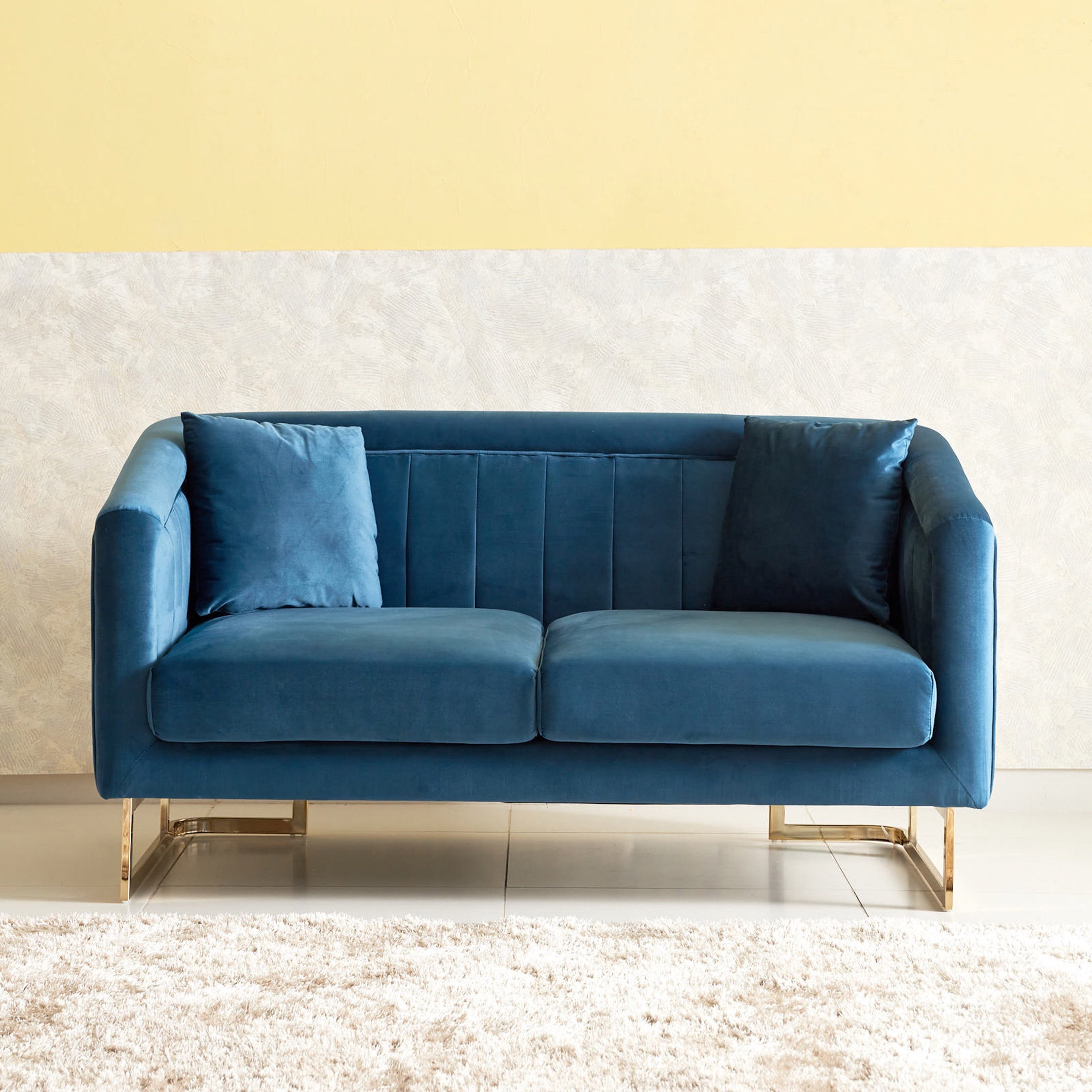 كنبة مخمليّة مقعدين بوسادتين من أديلين-hbxlivingroom-sofasandarmchairs-sofas-image-1
