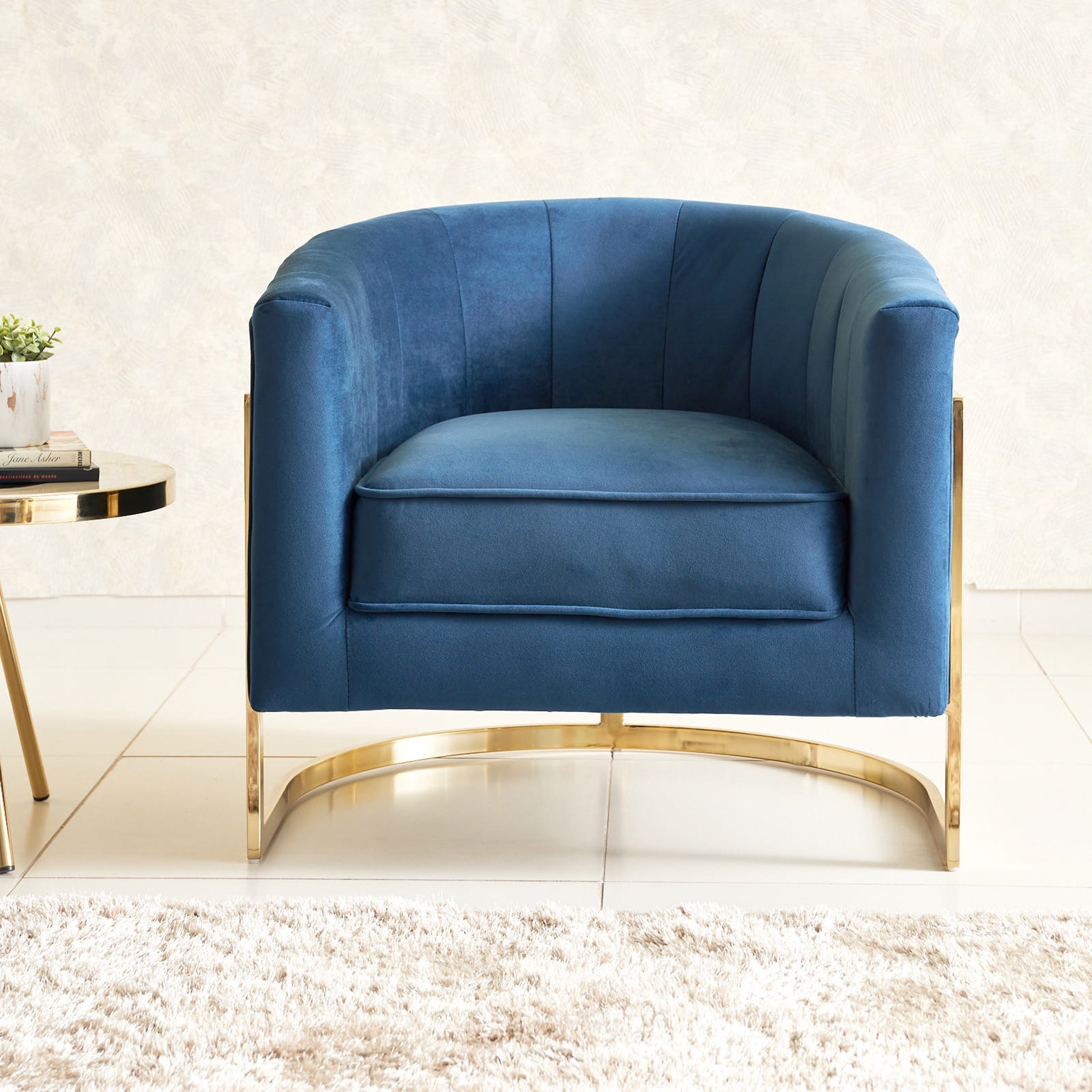 Adeline 1-Seater Velvet Sofa-hbxlivingroom-sofasandarmchairs-sofas-image-1
