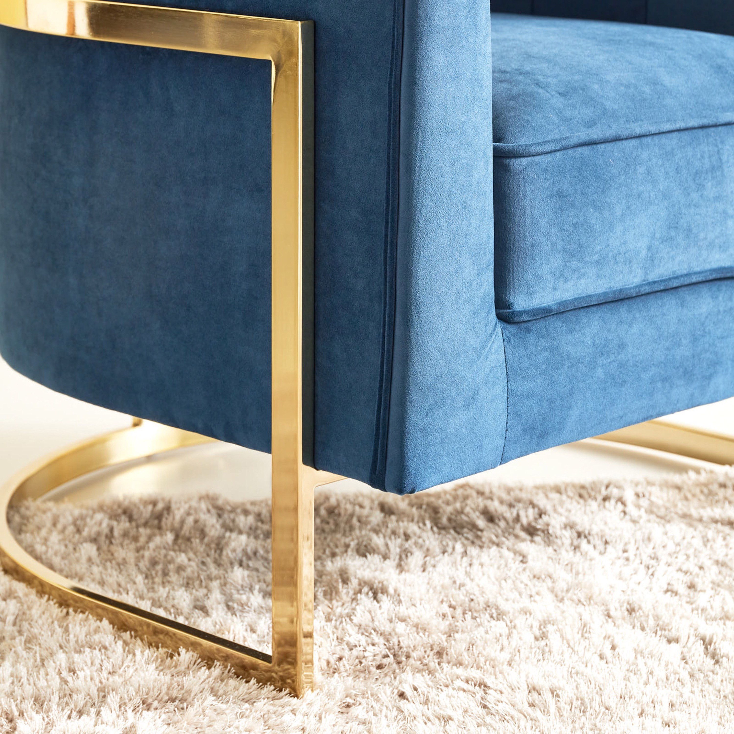 Adeline 1-Seater Velvet Sofa-hbxlivingroom-sofasandarmchairs-sofas-image-3
