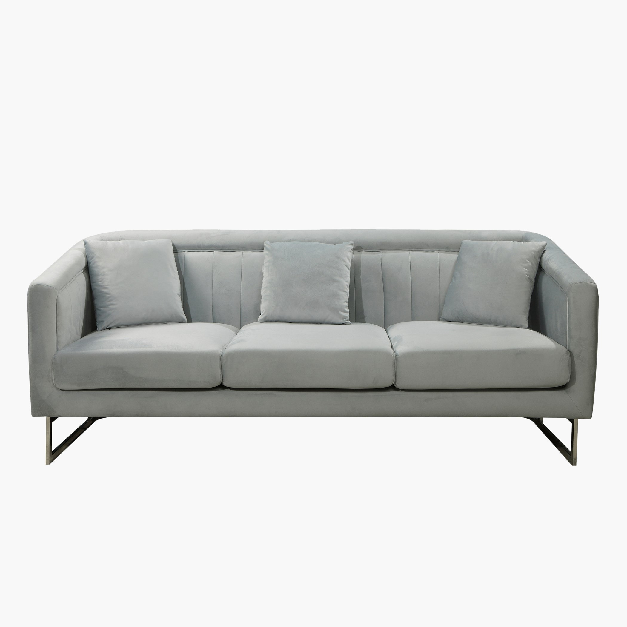 كنبة مخمليّة 3 مقاعد و3 وسائد من أديلين-hbxlivingroom-sofasandarmchairs-sofas-image-2