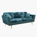 Malone 3-Seater Velvet Sofa with 2 Cushions-Sofas-thumbnail-2