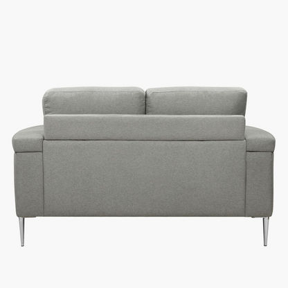 Aria 2-Seater Fabric Sofa with Arm Storage