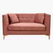 Blaise 2-Seater Velvet Sofa with 2 Cushions-Sofas-thumbnailMobile-1