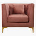 Blaise 1-Seater Velvet Sofa with Cushion-Sofas-thumbnail-1