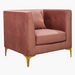 Blaise 1-Seater Velvet Sofa with Cushion-Sofas-thumbnail-2