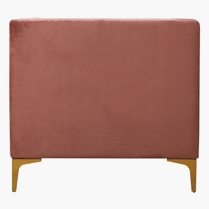 Blaise 1-Seater Velvet Sofa with Cushion-Sofas-image-3