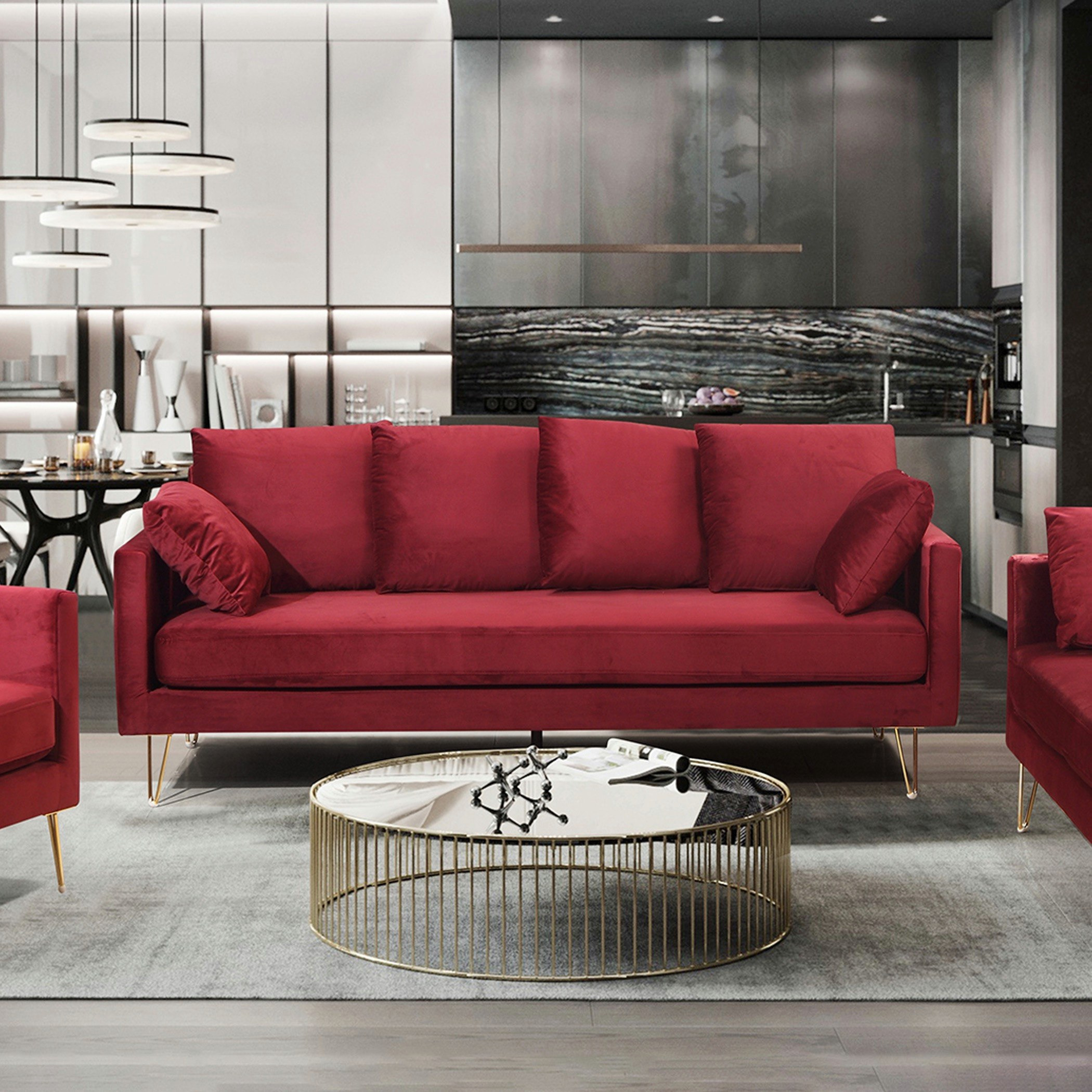 كنبة مخمليّة 3 مقاعد بوسادتين من نيلتون-hbxlivingroom-sofasandarmchairs-sofas-image-1
