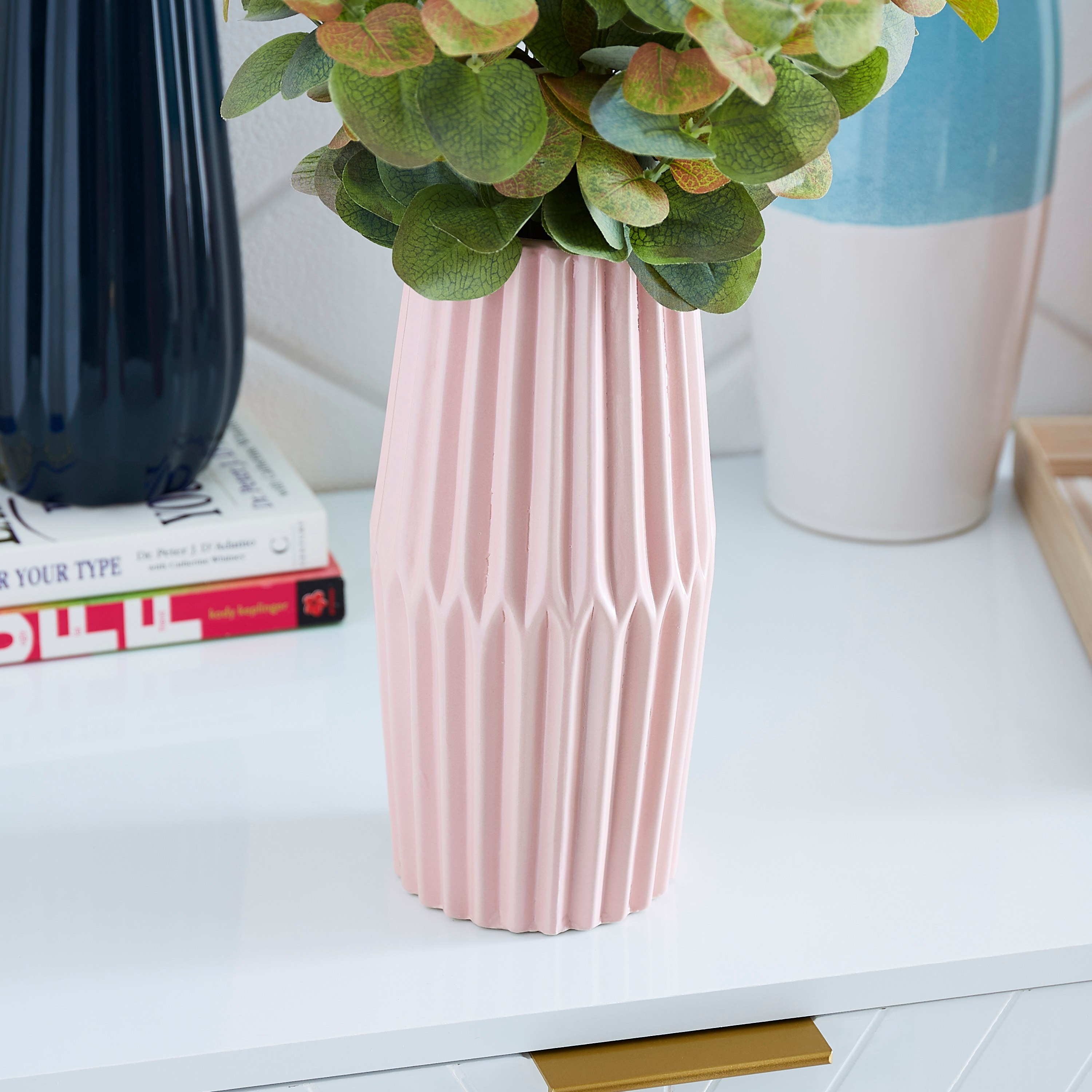 مزهرية سيراميك من اميرالد - 12x12x25 سم-hbxbedroom-decorandaccessories-vases-image-2