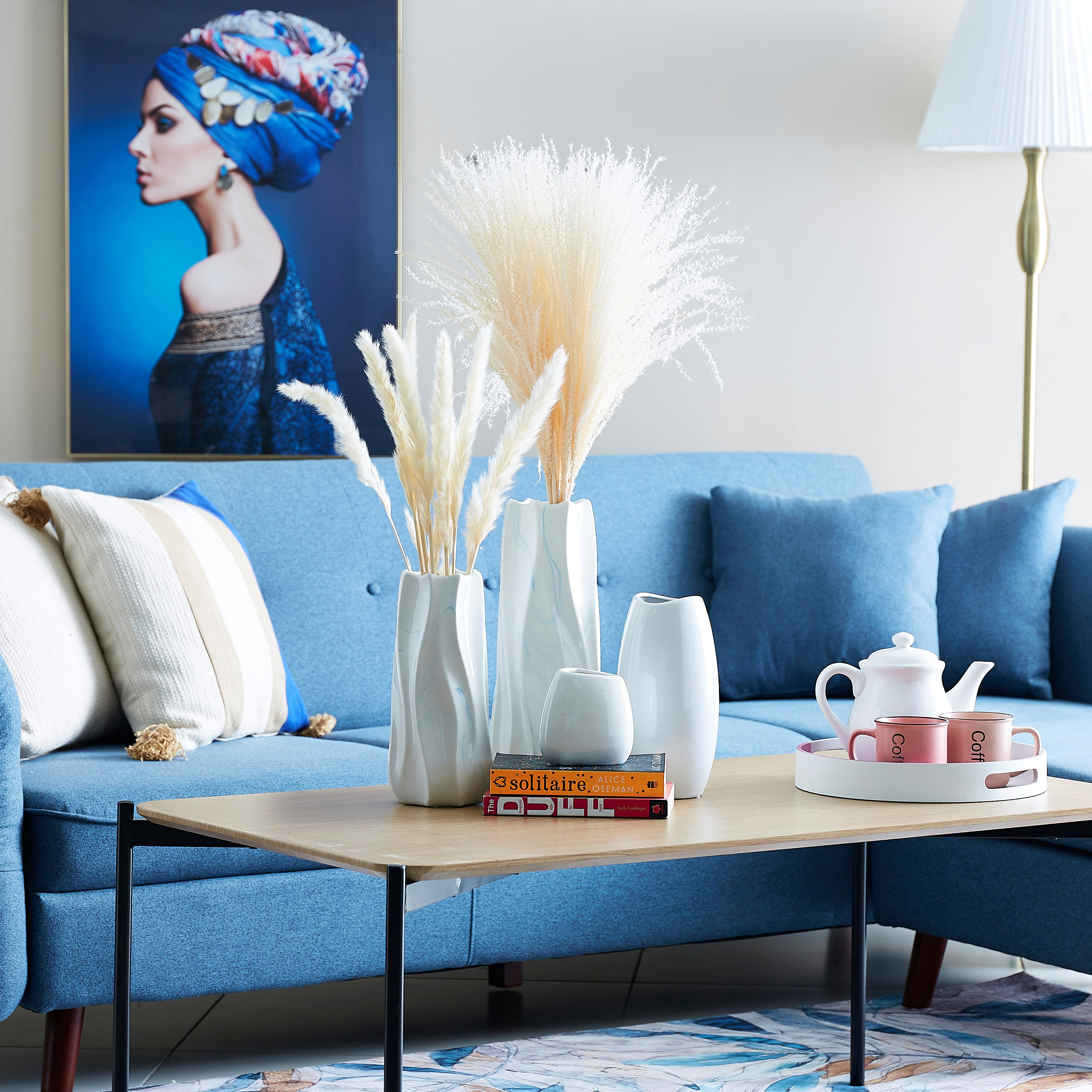 مزهرية سيراميك بعنق منحني من إميرالد - 11x10x11 سم-hbxbedroom-decorandaccessories-vases-image-4