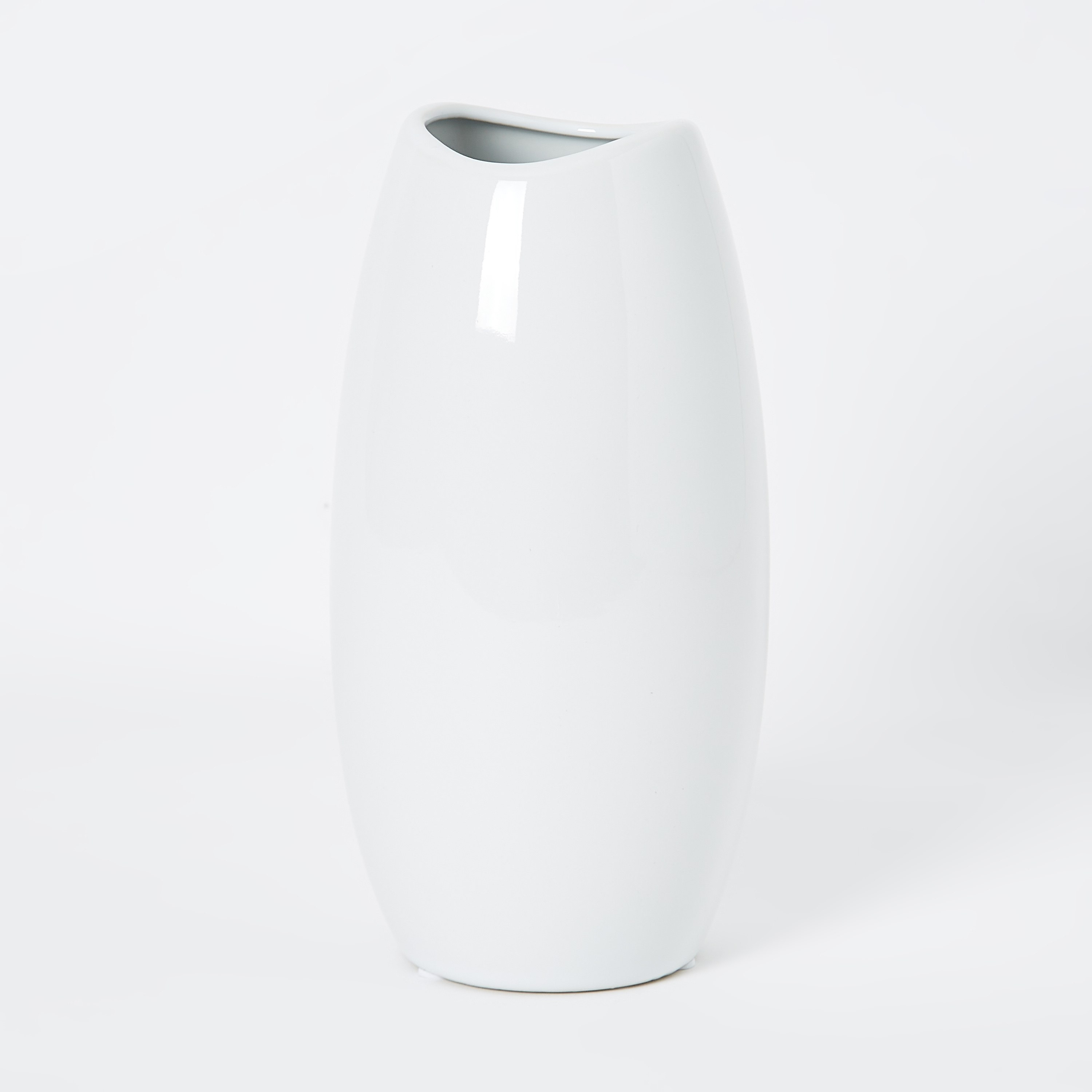 مزهرية سيراميك بعنق منحني من إميرالد - 12.5x12.5x24 سم-hbxbedroom-decorandaccessories-vases-image-5