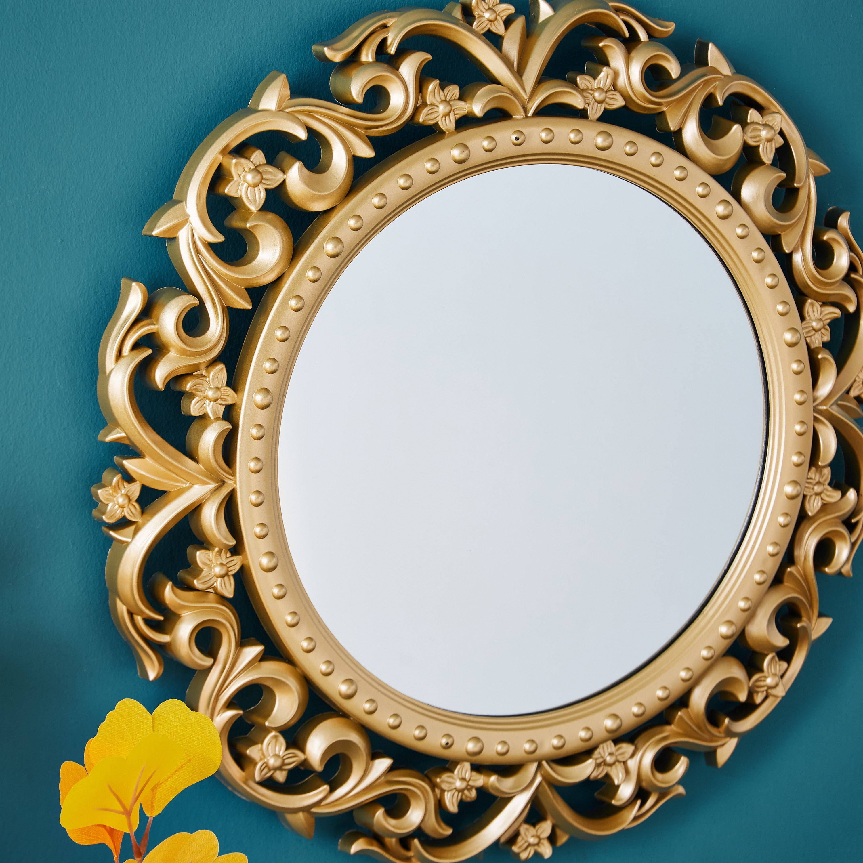 مرآة ديكور جدارية بحواف ملتوية من إلفيو - 40x5 سم-hbxhomeware-hbxdecorandfurnishings-image-3
