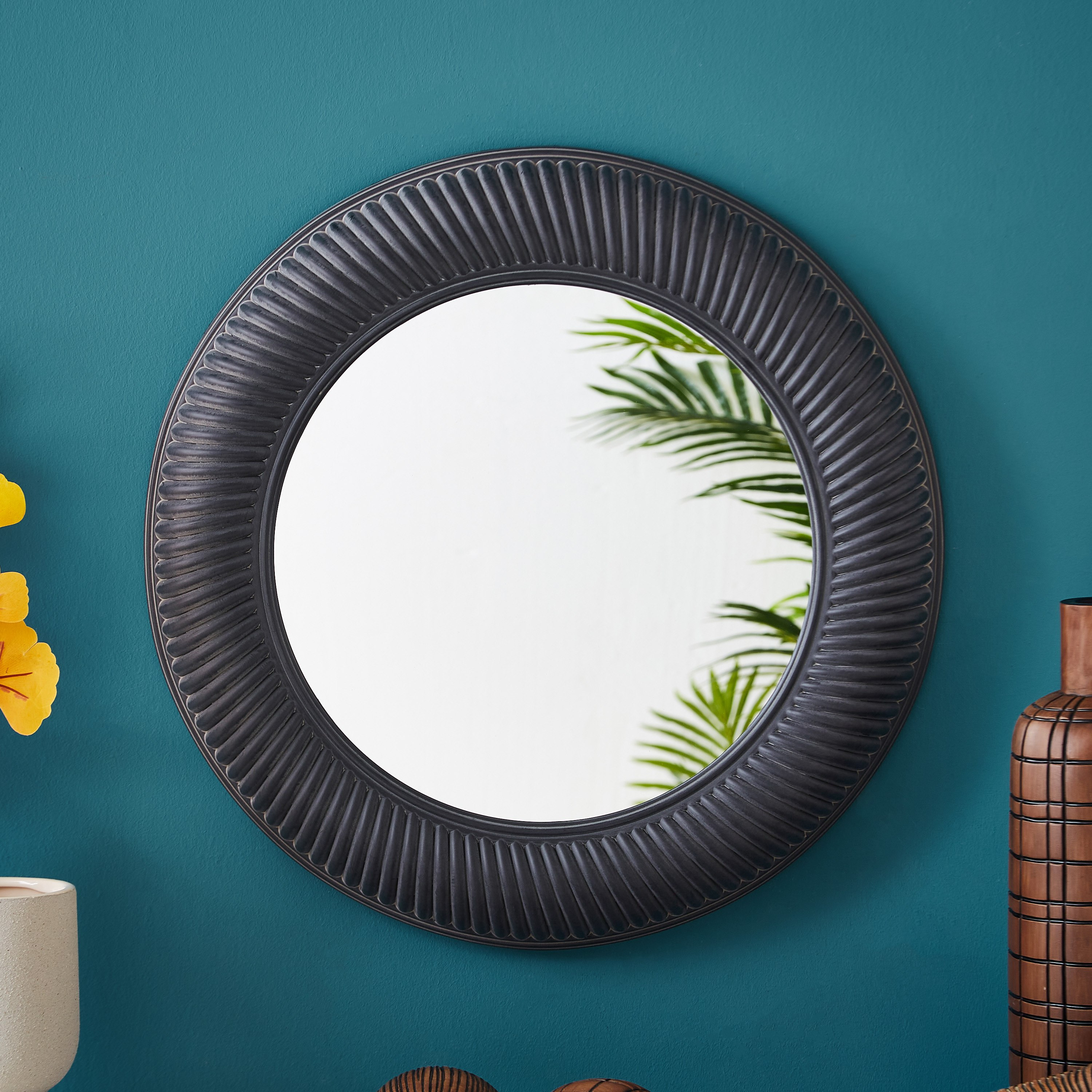 مرآة ديكور جدارية بحواف مقلمة من إلفيو -  51x6 سم-hbxhomeware-hbxdecorandfurnishings-image-2