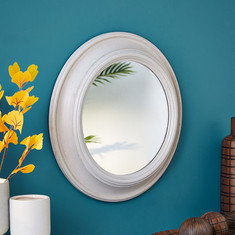 Elvio Decorative Concentric Circles Wall Mirror - 51x6 cm