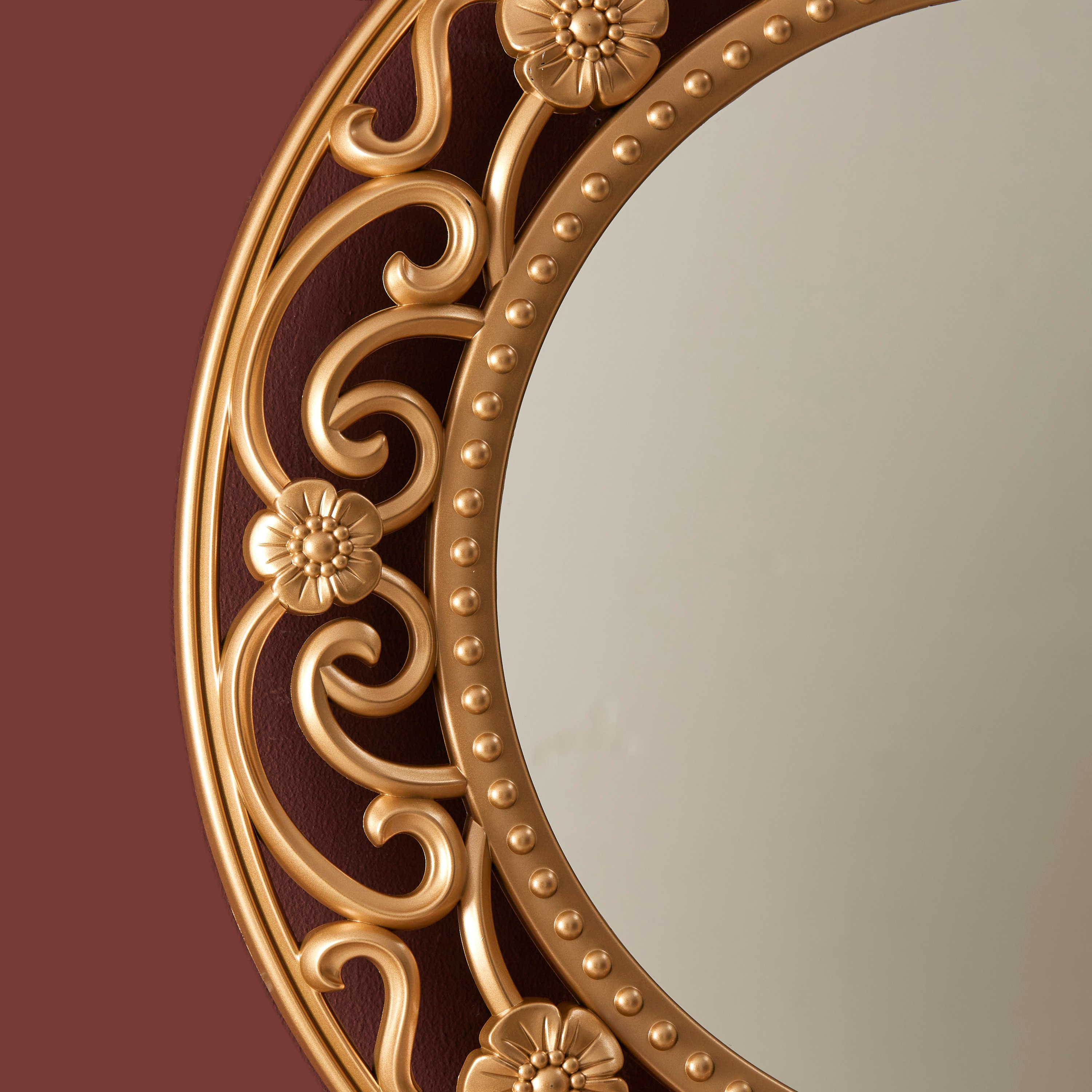 مرآة ديكور جدارية مستديرة من إلفيو - 59x6x59 سم-hbxhomeware-hbxdecorandfurnishings-image-3