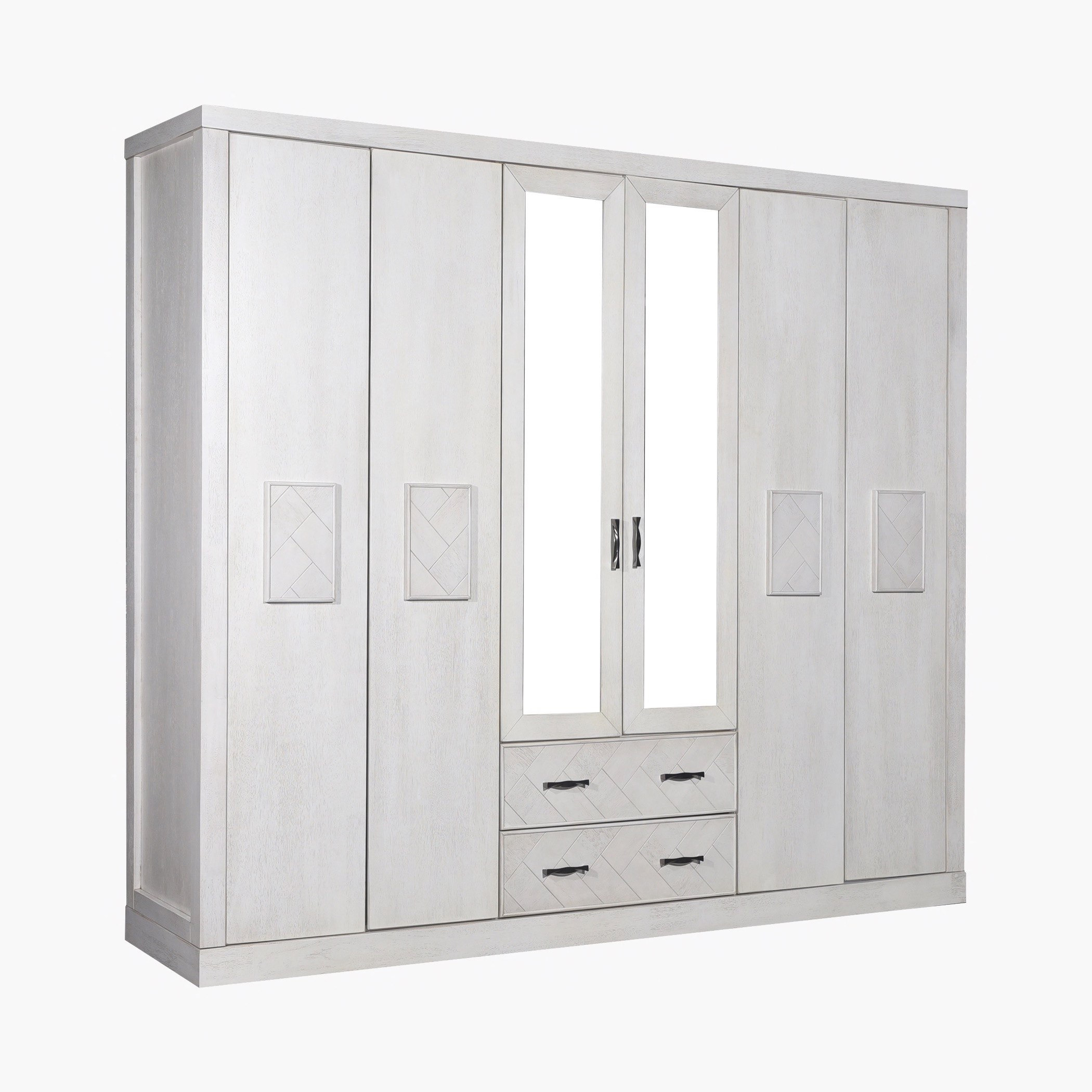 خزانة ملابس بـ6 أبواب ودرجين ومرآة من توسكانا-hbxfurniture-wardrobes-image-3