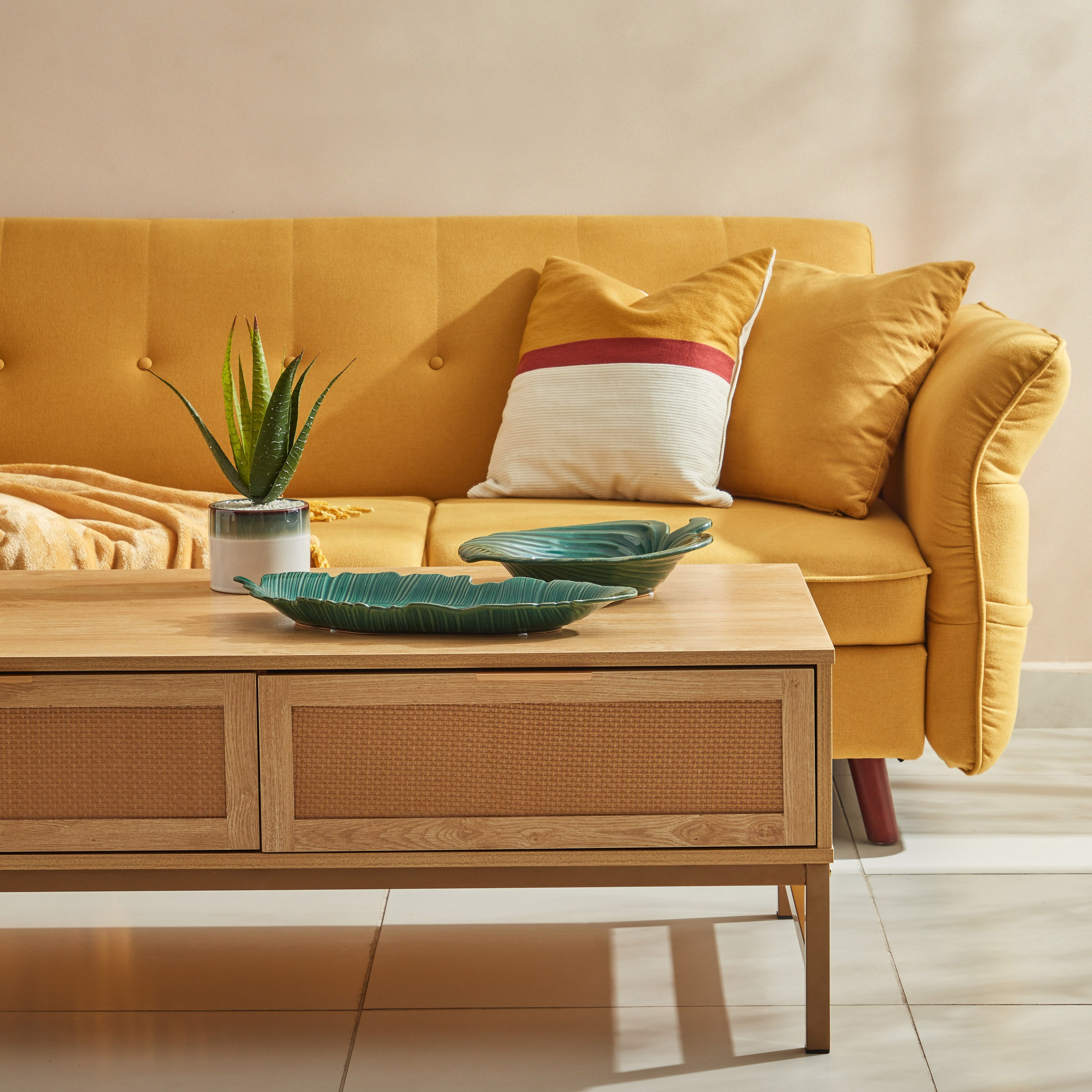 صحن سيراميك ورقة شجر من أدرا - 46x20x5 سم-PROMO_HB_AE_B1G1_250925-image-4