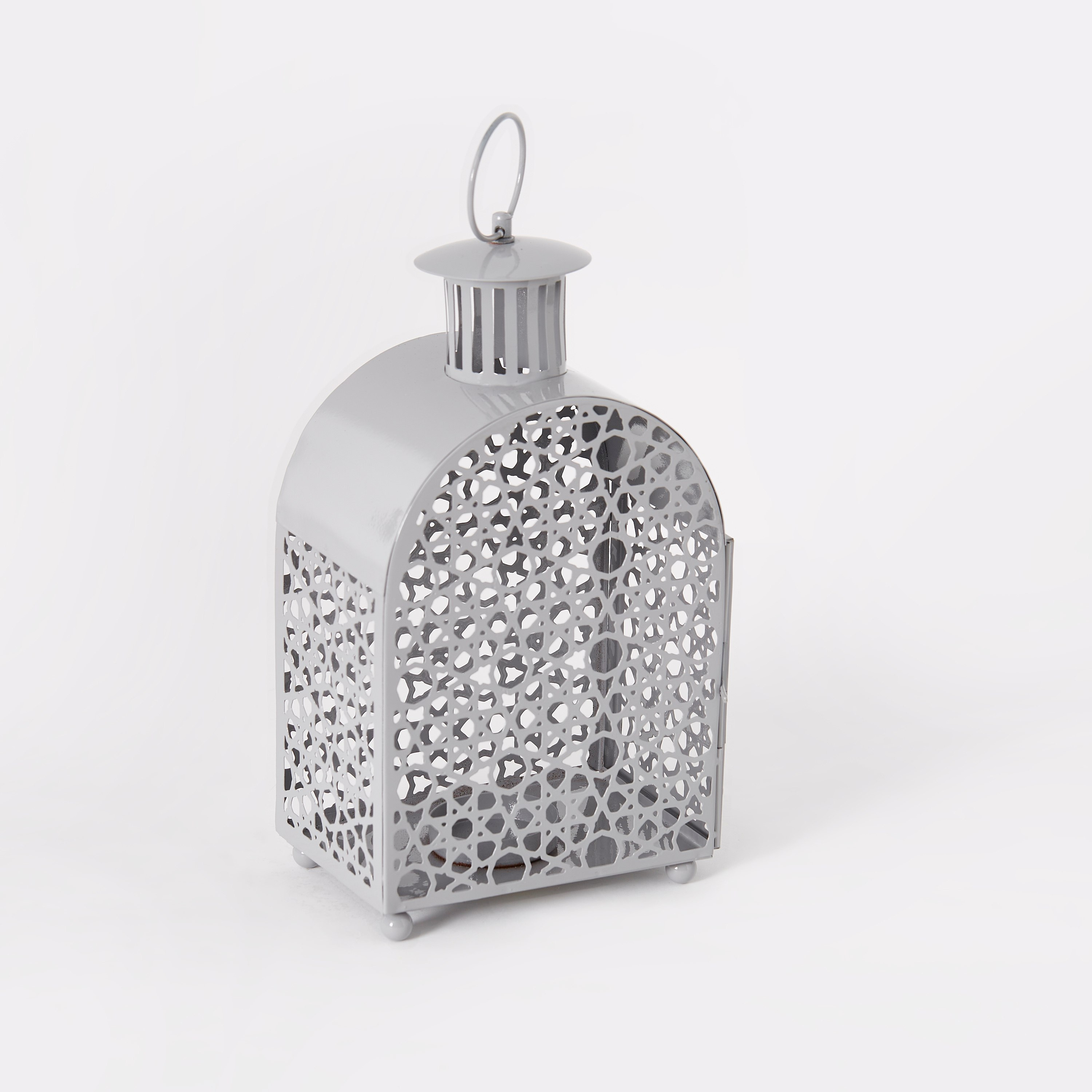 فانوس جالي ذهبي معدني فيونا من نواه - 14.5 × 10.5 × 27 سم-hbxdecorandfurnishings-homeaccessories-lanterns-image-5