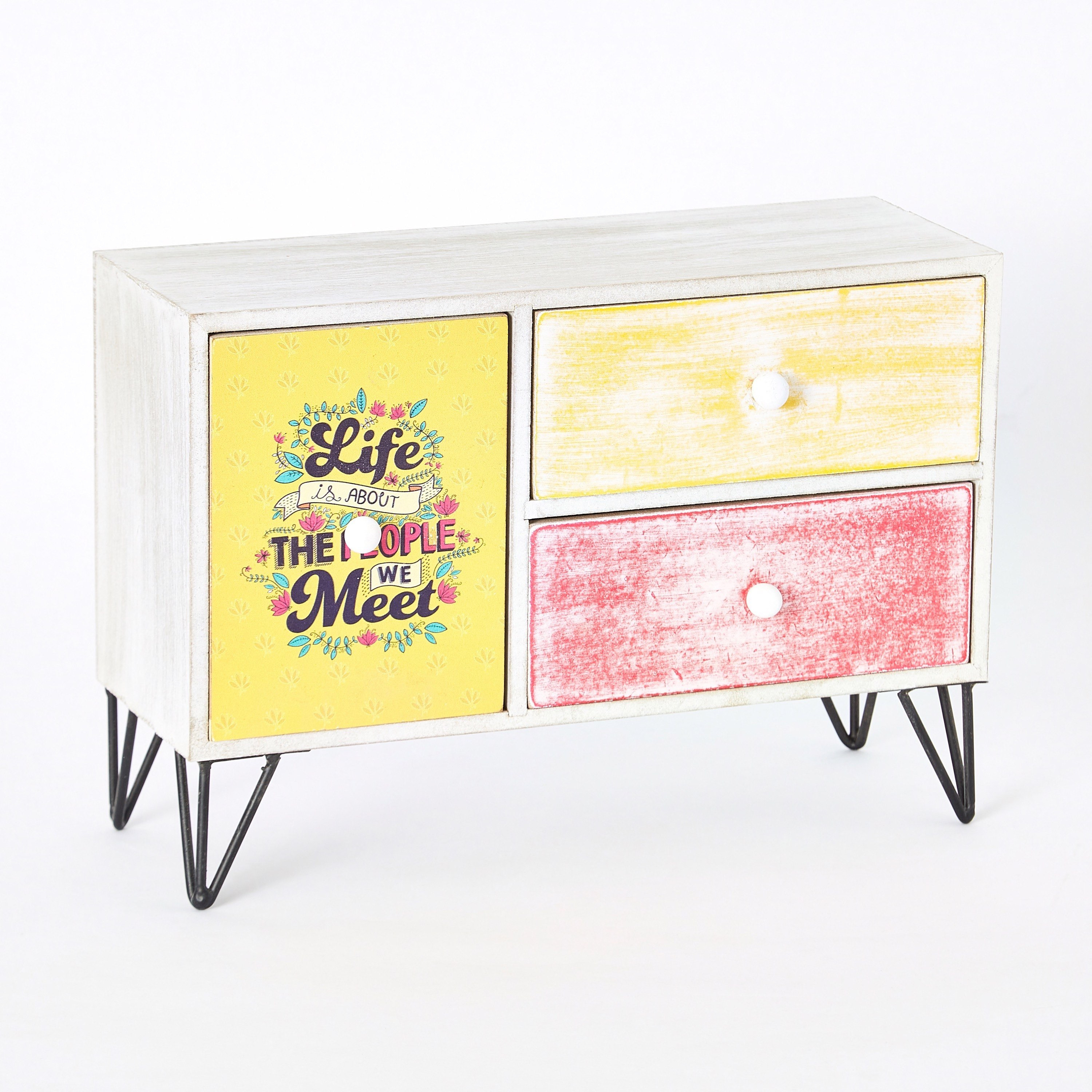Indie Vibe Zyla MDF Horizontal Chest of 3-Drawers - 59x36x42 cm-hbxdiningroom-decorandaccessories-figurinesandornaments-image-5