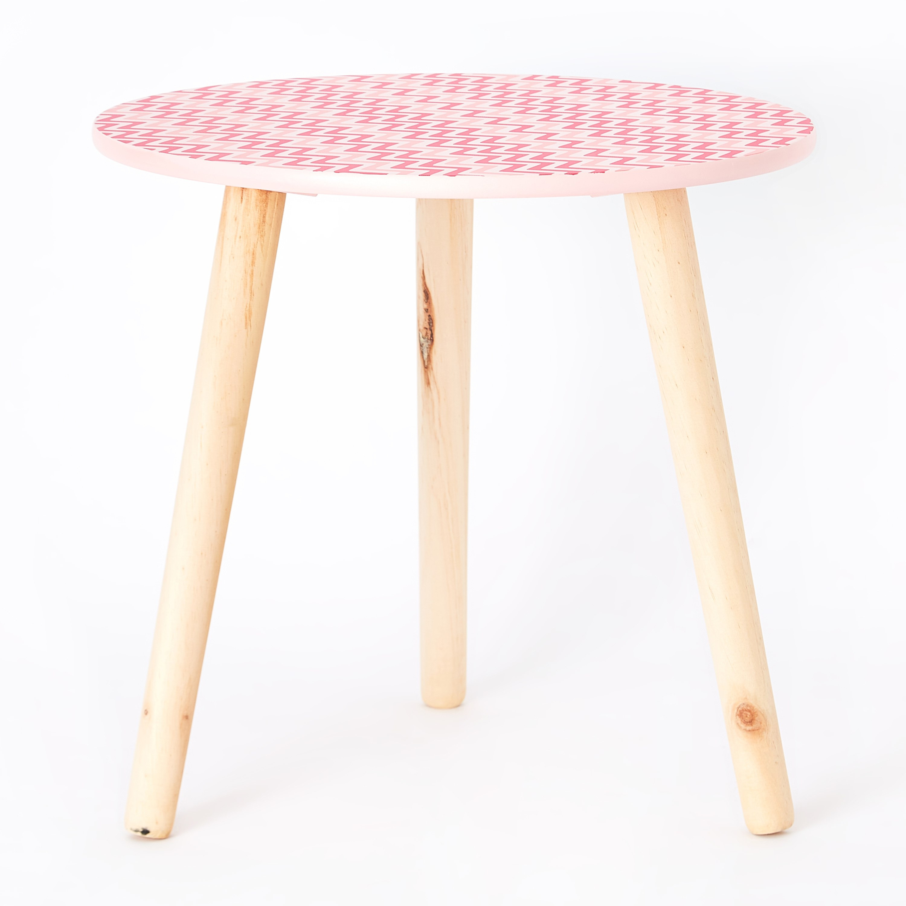 Indie Vibe Zyla MDF Printed Chevron Accent Table - 49x42x42.5 cm-PROMO_HB_AE_B1G1_250925-image-5