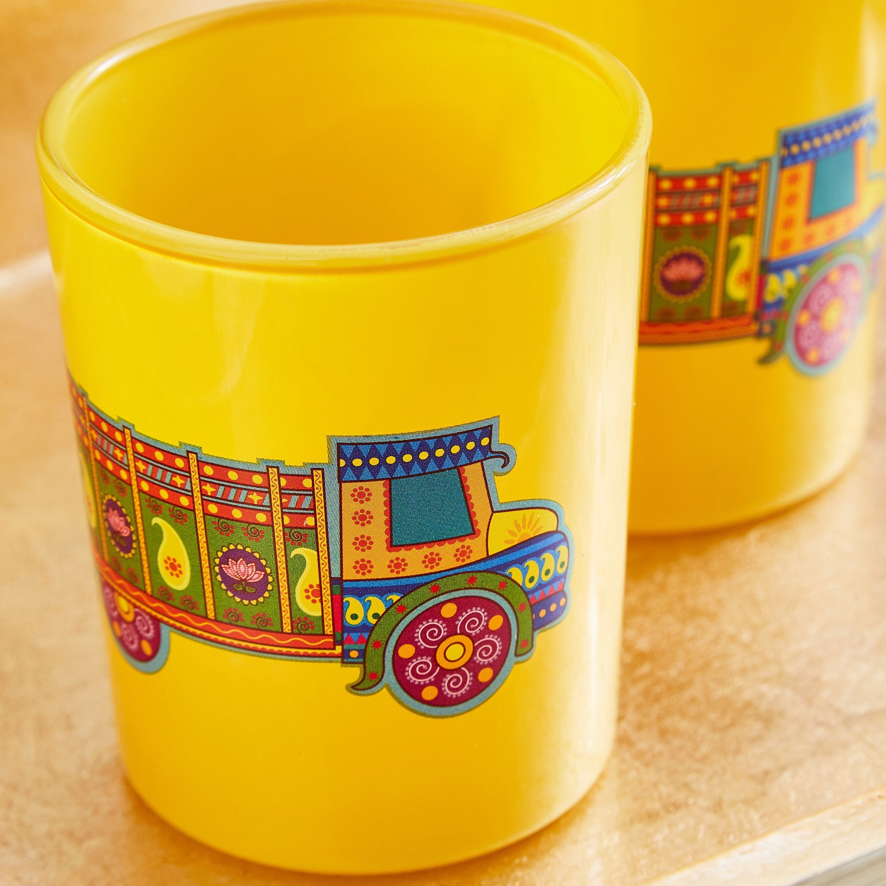 حاملات شموع زجاجية بتصميم شاحنة قطعتين من إندي فايب زايلا - 44x31x32 سم-hbxlivingroom-decorandaccessories-candleholders-image-3