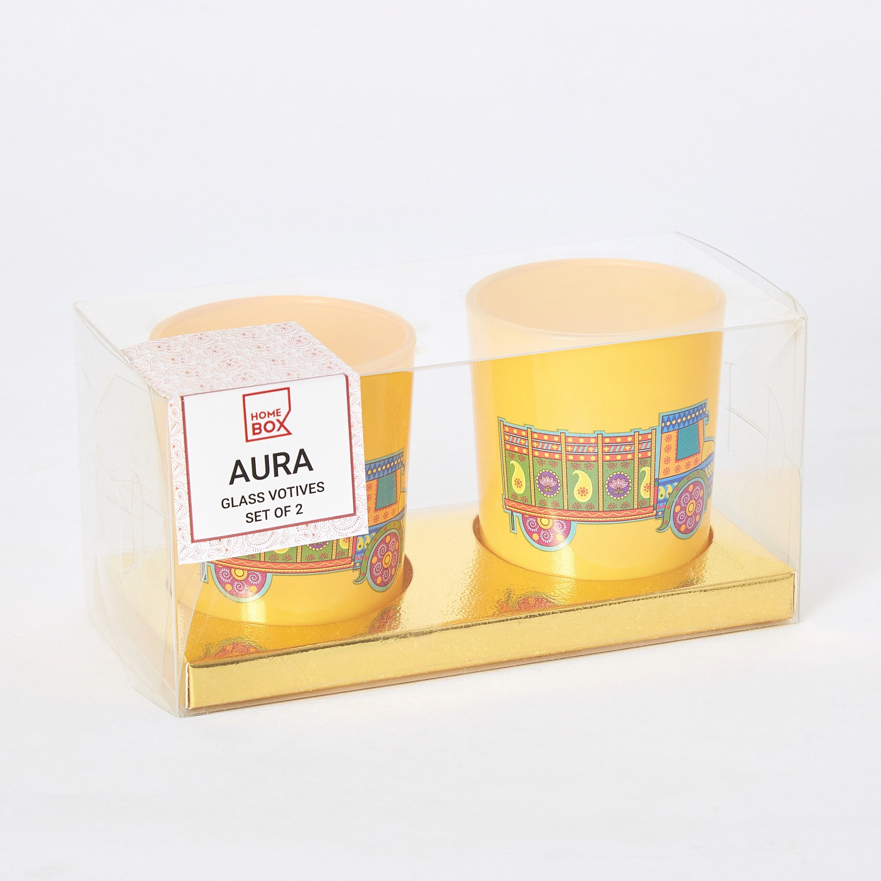حاملات شموع زجاجية بتصميم شاحنة قطعتين من إندي فايب زايلا - 44x31x32 سم-hbxlivingroom-decorandaccessories-candleholders-image-5