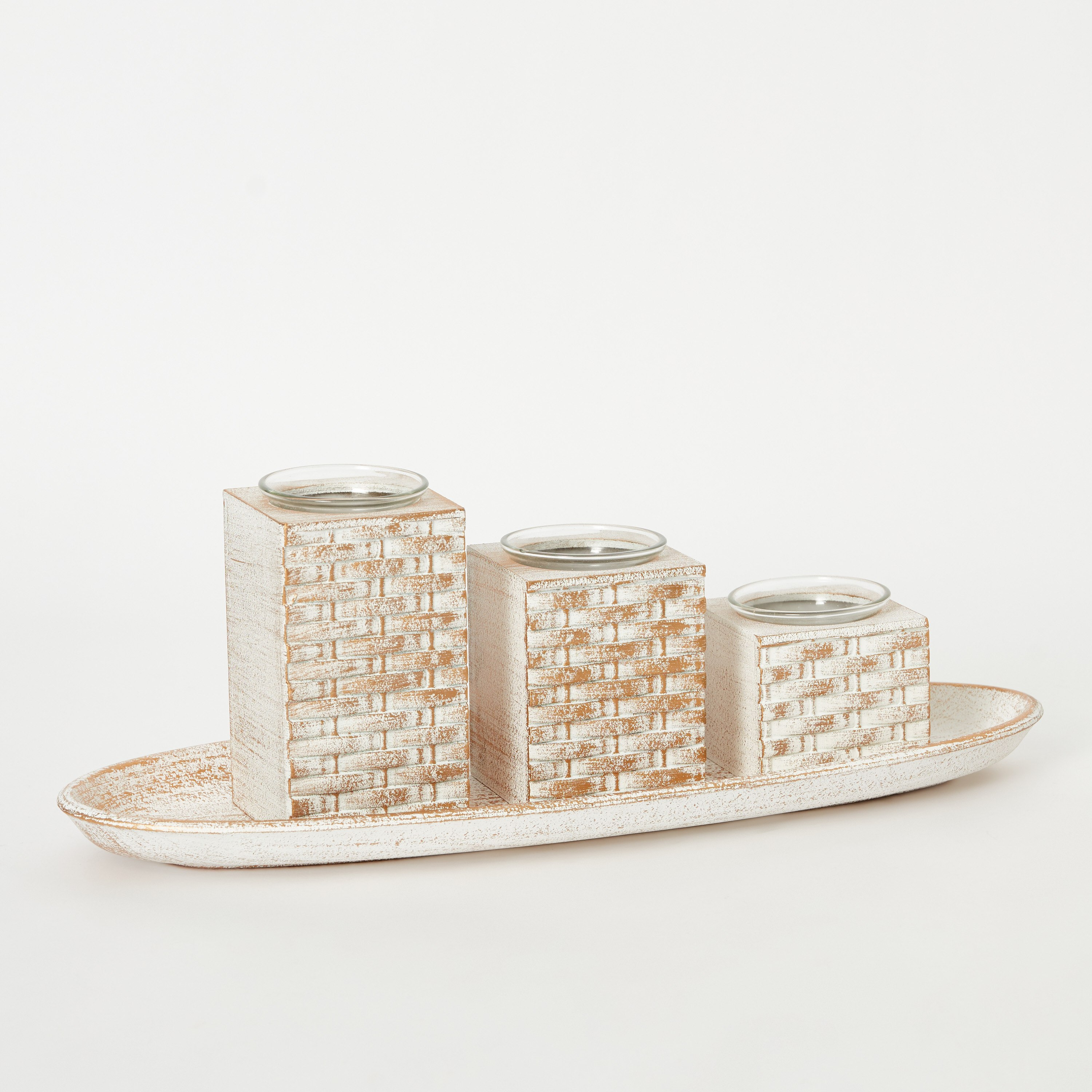Zyla Basket Weave Candleholder - 39x14x13 cm-hbxlivingroom-decorandaccessories-candleholders-image-6